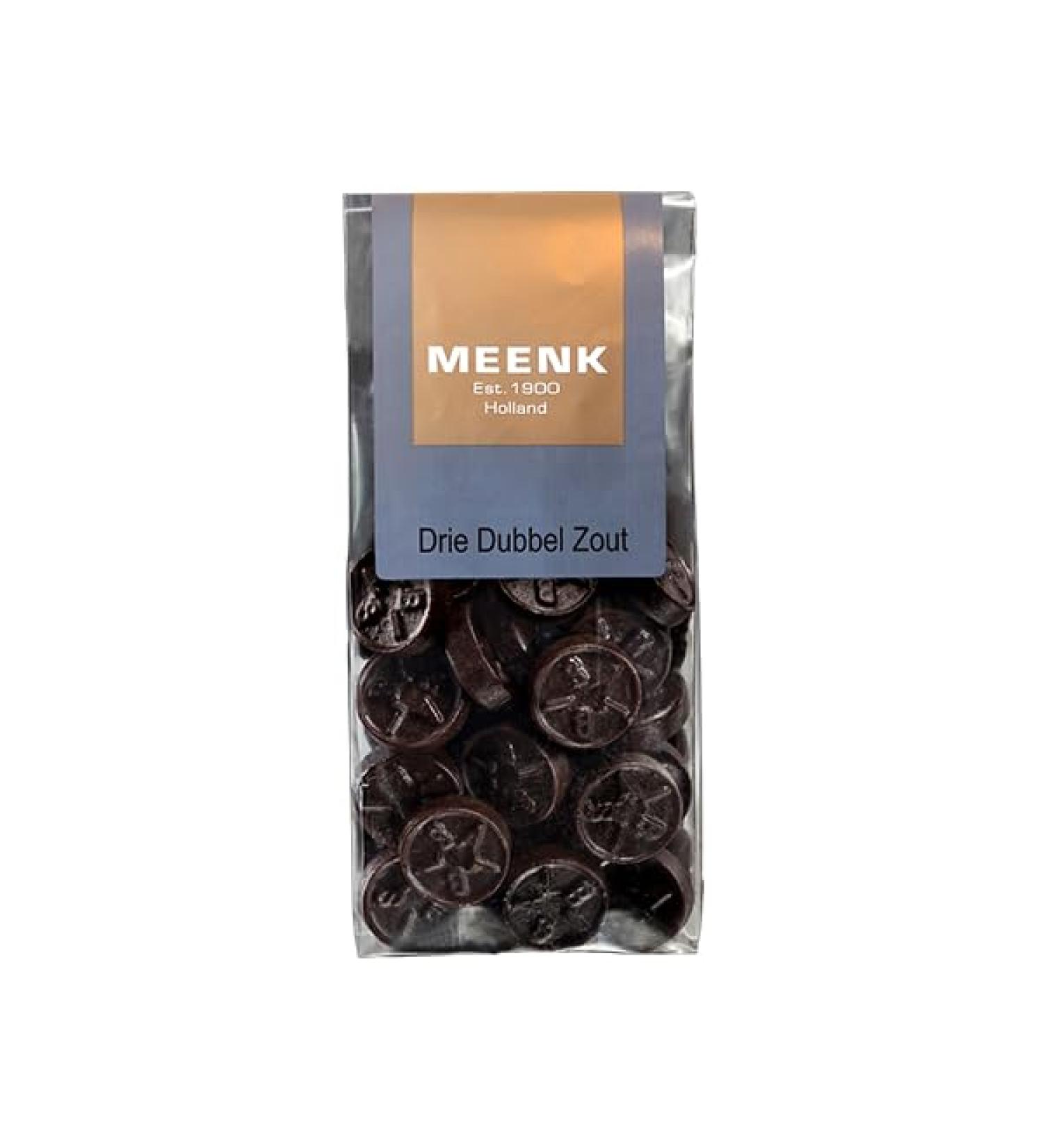 Meenk Drie Dubbel Zout Lot de 7 paquets de r glisse sal e triple 180 g I Saladier des Pays-Bas