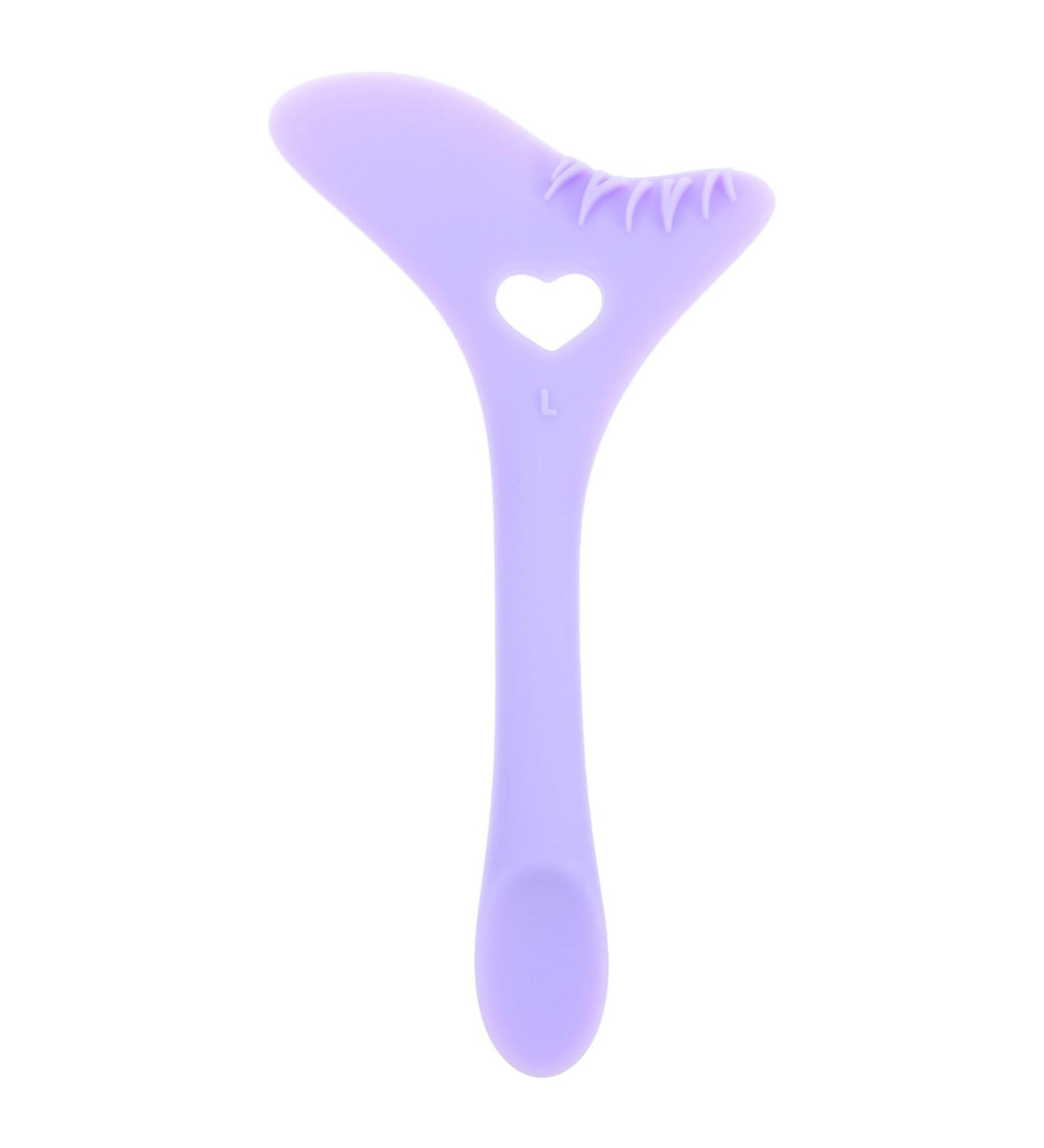 FOMIYES Mascara Shield Applicator Silicone Eyelash Shield Eyeliner Stencils Eye Makeup Applicator Lash Tools Purple - Buy Online on GoSupps.com