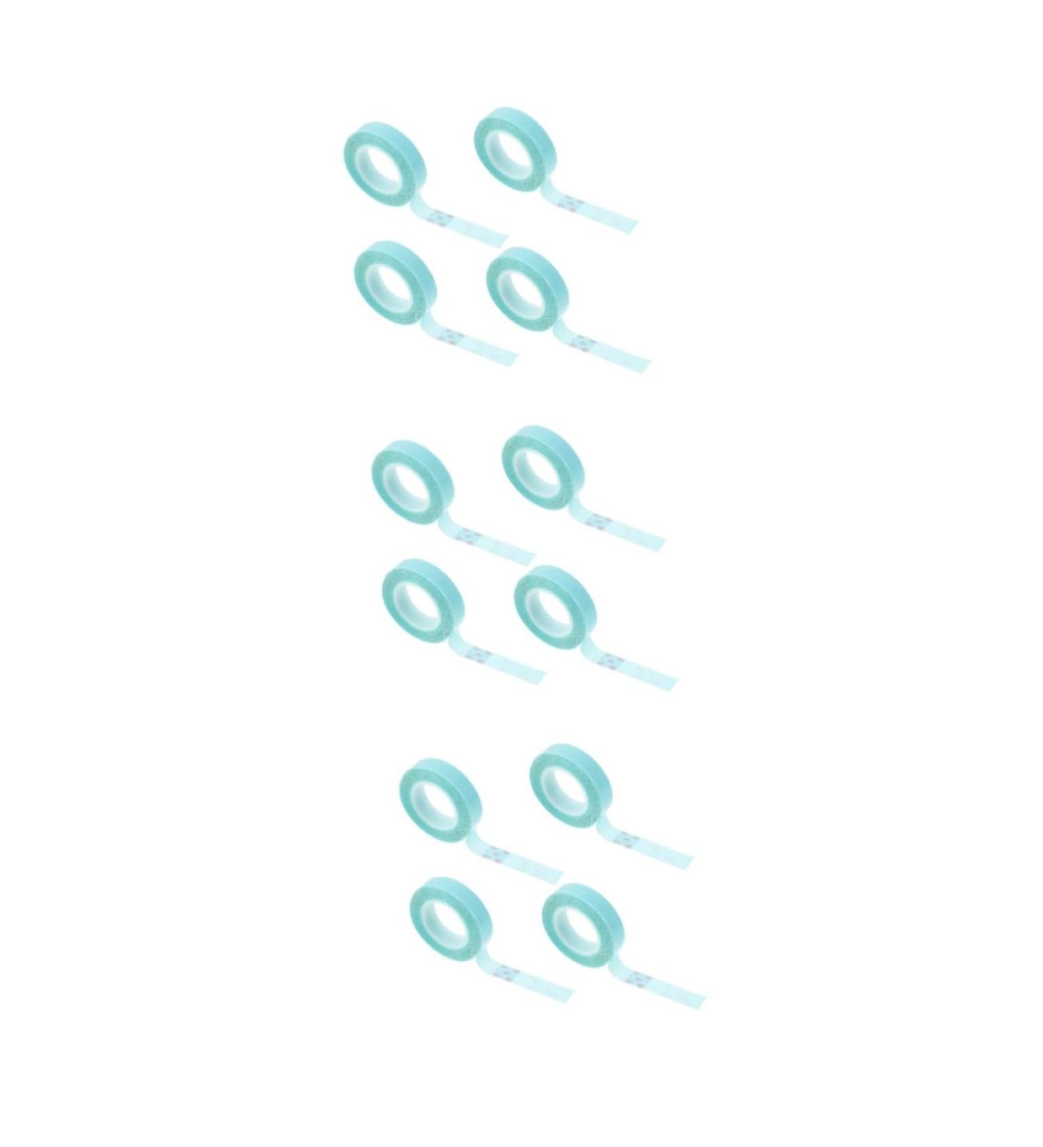 Angoily 12 Rolls Wig Double Sided Tape Blue Stickers Hair Wig Sticker Clothes Tape Double Sided Waterproof Adhesive Tape Hair Extension Tape Hair Patch Tape Lace Wigs Wig Glue Paper Pu - Buy Online on GoSupps.com