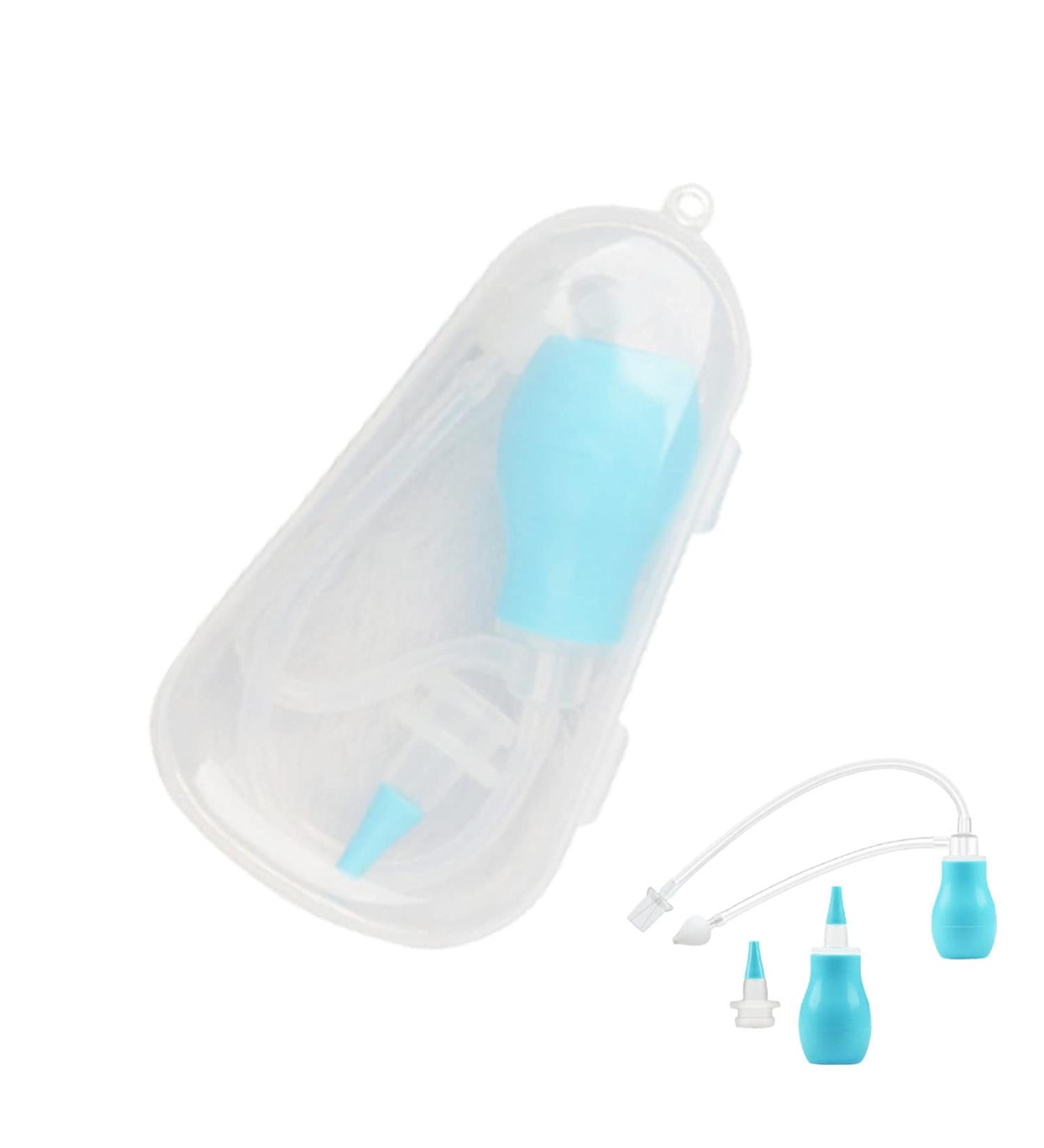 Baby Nasal Aspirator with Carry Case and Additional Attachment - Gentle Nose Cleaner for Newborns and Toddlers - Buy Online on GoSupps.com