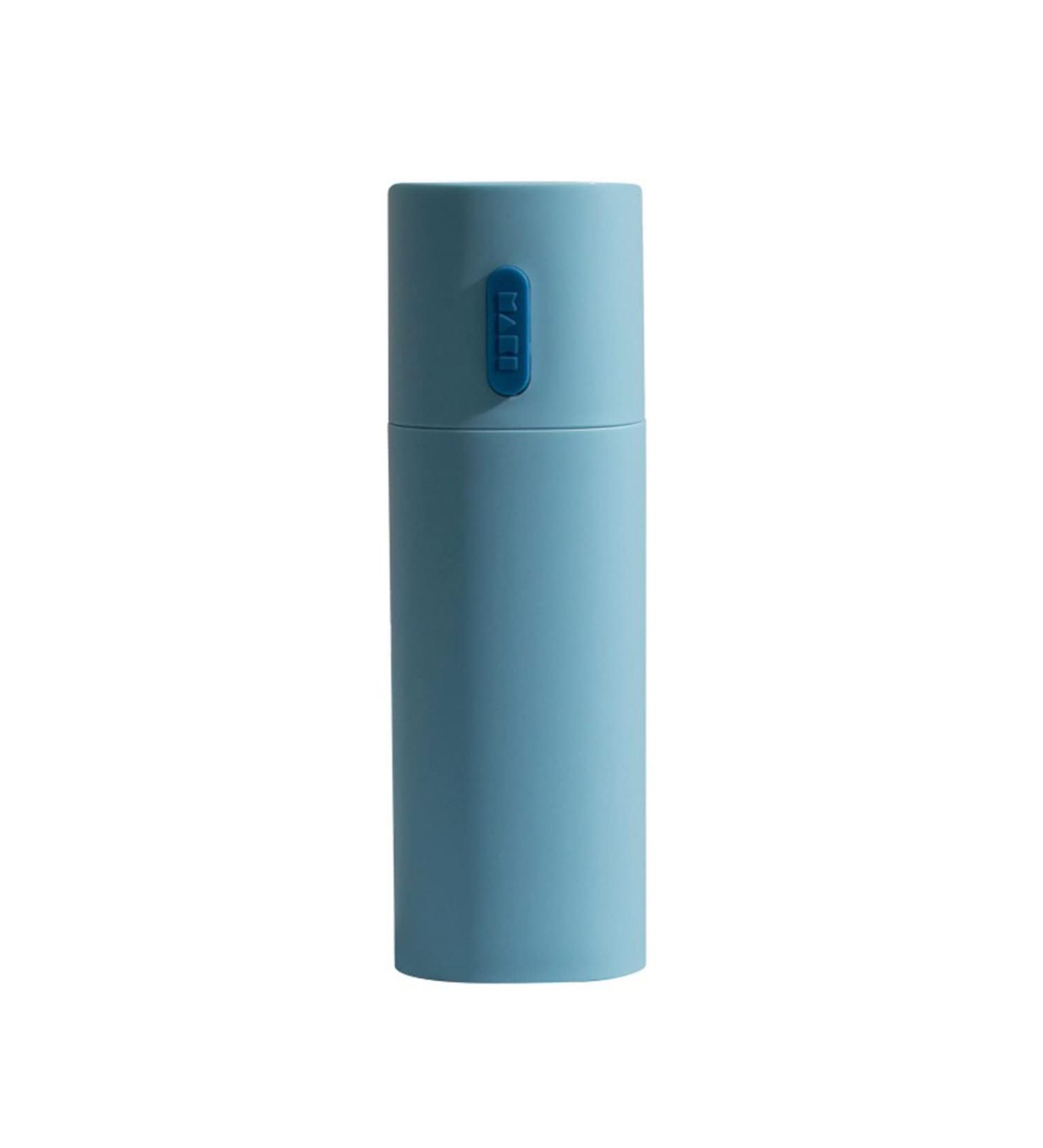 Digjobk Portable Toothbrush Cup & Toothpaste Container - Multifunctional Travel Wash Cup Organizer for Outdoor & Bathroom (Blue) - Buy Online on GoSupps.com