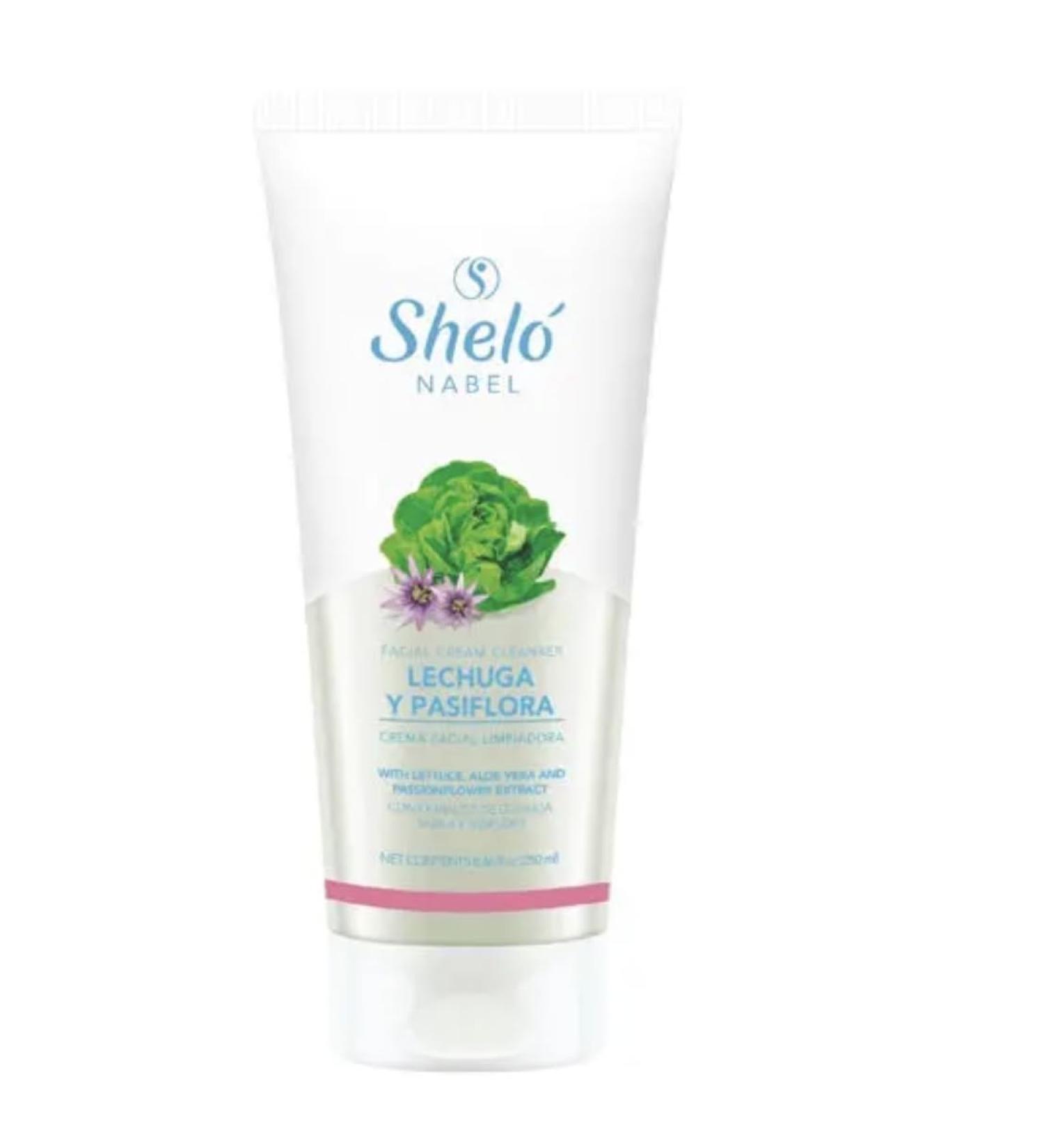 Lechuga y Pasiflora Facial Cream Cleanser Crema Facial Limpiadora REFRESCANTE NATURAL! Shel NABEL