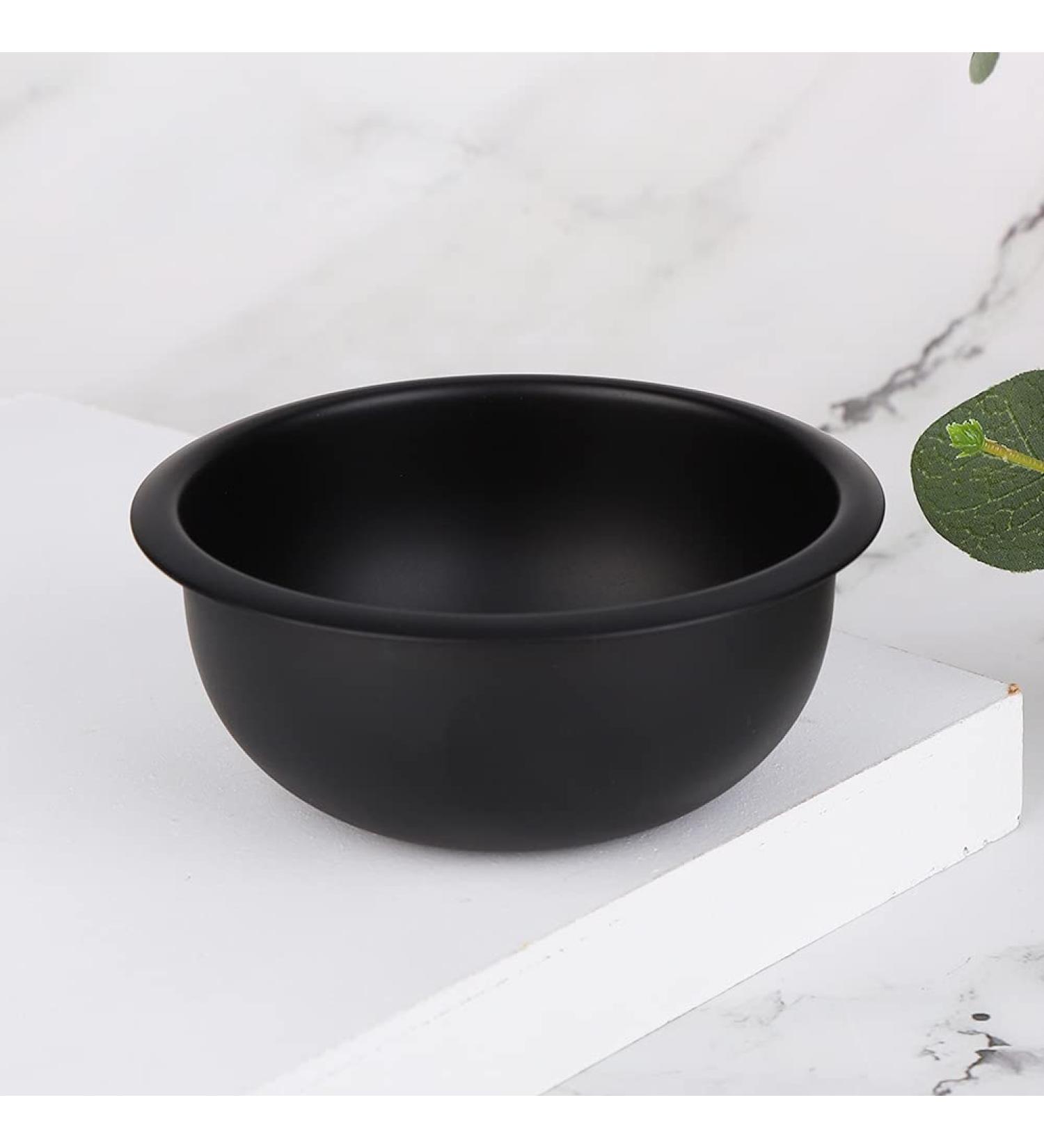 HURRISE Black Shaving Soap Bowl & Mug Premium Shaving Foam Holder for Smooth Shaves - Buy Online on GoSupps.com