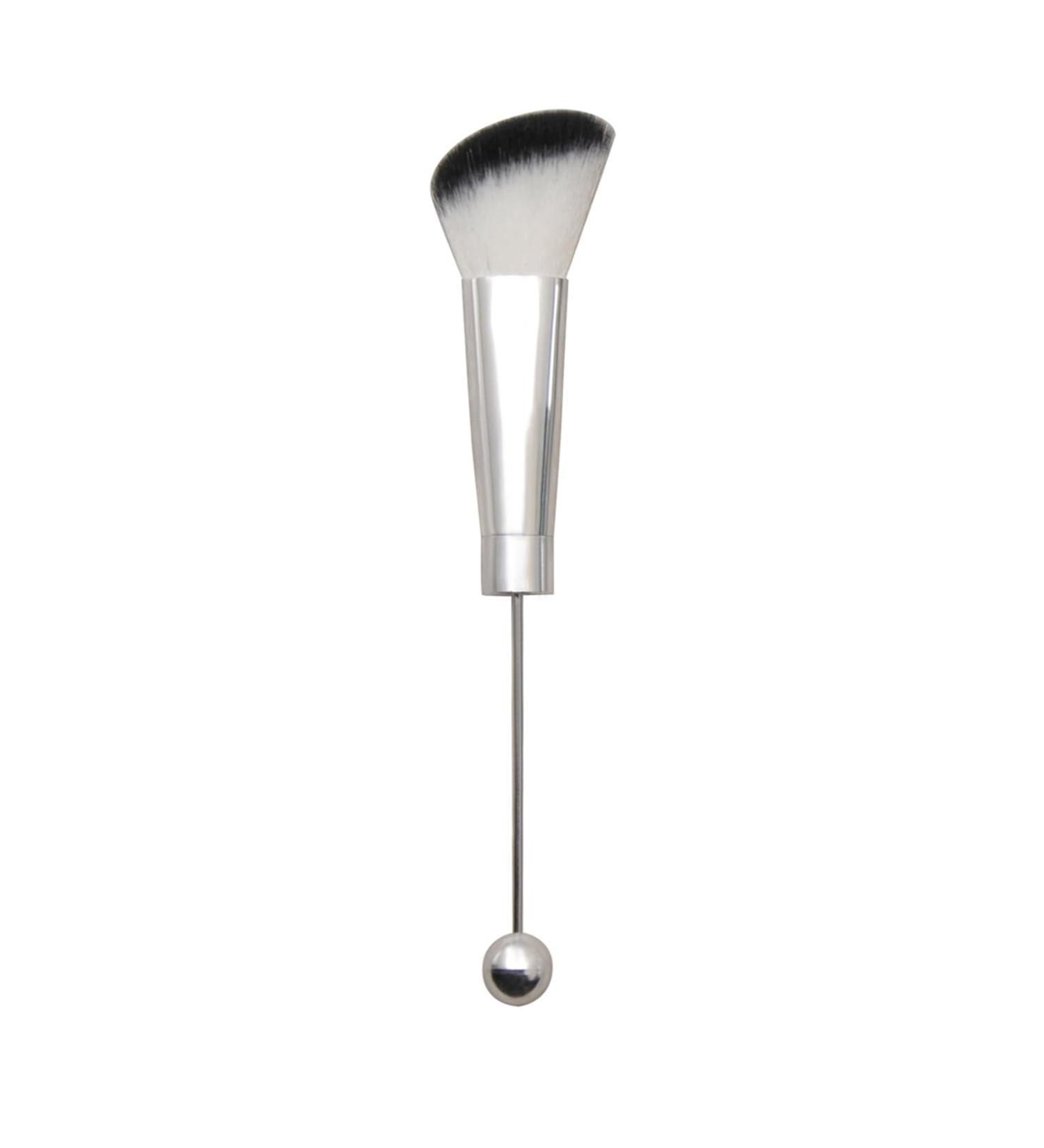 Beaded Cosmetic Brush Metal Handle Makeup Brush Perfect For Contouring Defining Blending Concealer Brush - Buy Online on GoSupps.com
