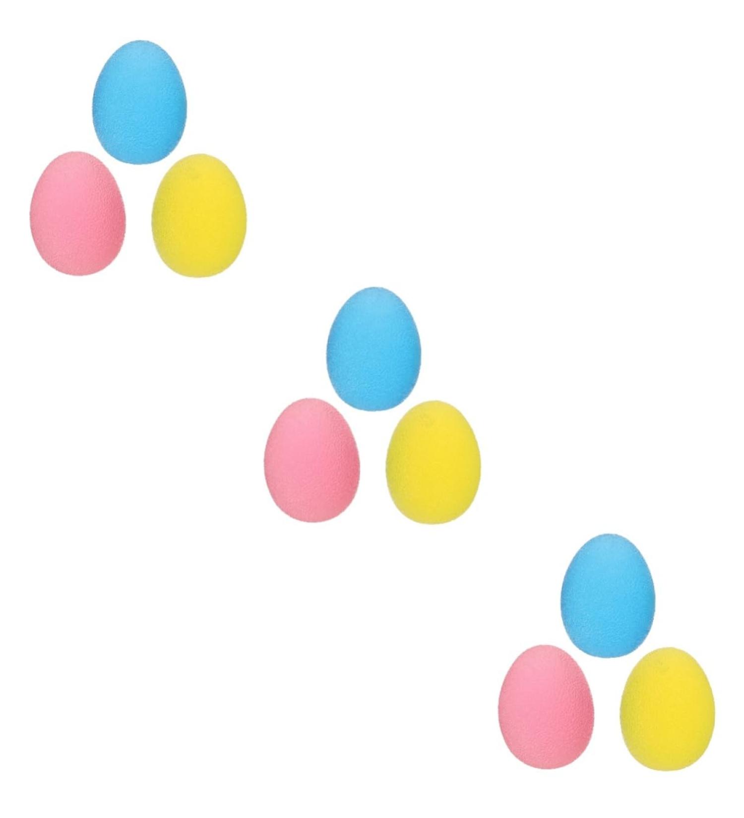 Fomiyes 9-Pack Hand Exercise Balls - Squeeze Finger Strengthening & Yoga Therapy - TPE Muscle Roll Balls for Fitness - Buy Online on GoSupps.com