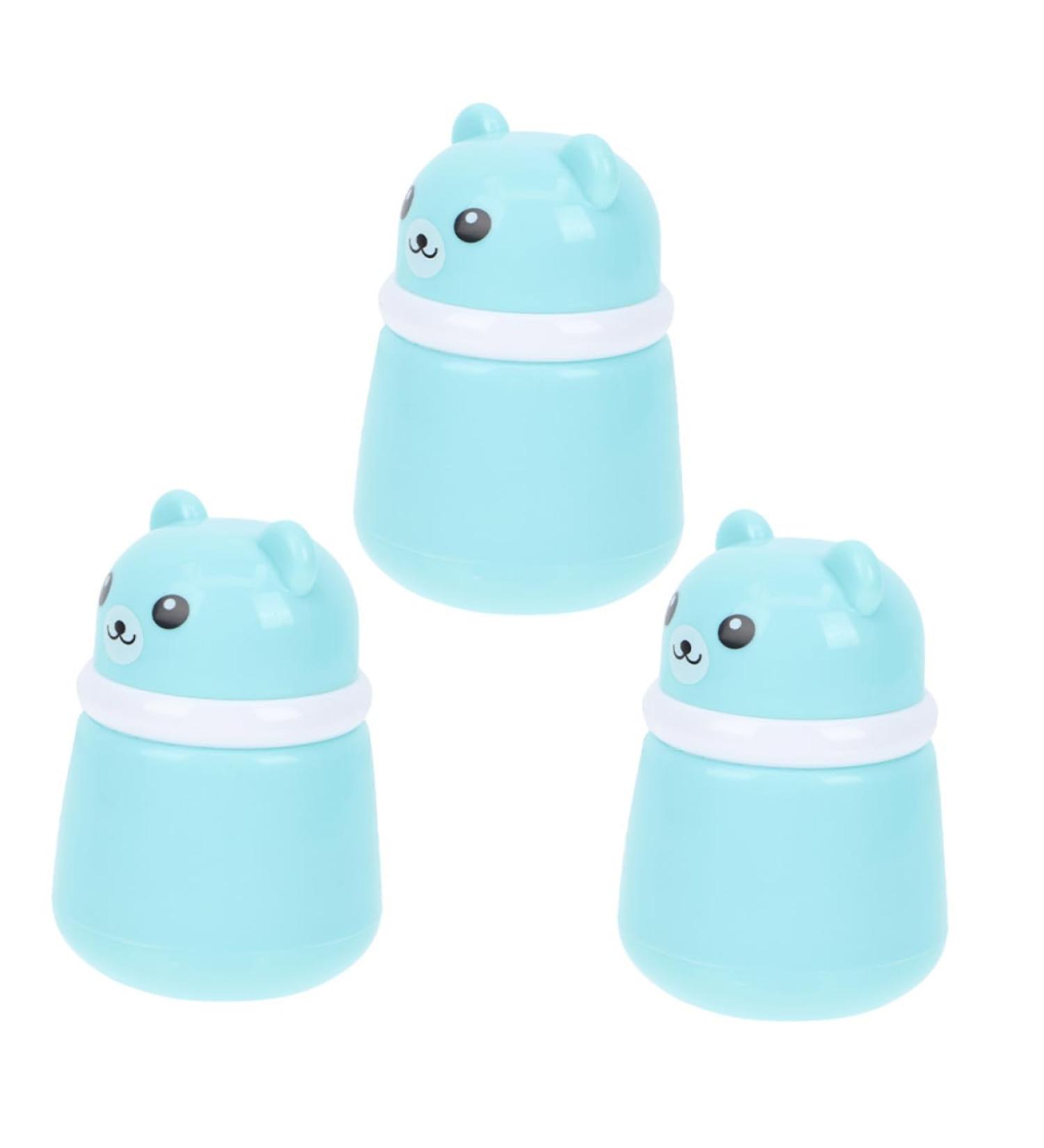 VICASKY 3 Pi ces Houppette et Pot Poudre pour Corps Pot Poudre avec Houppette Ours Dessin Anim tui pour Gar on Fille Bo te Forme de Dessin Anim pour Usage Domestique - Buy Online on GoSupps.com