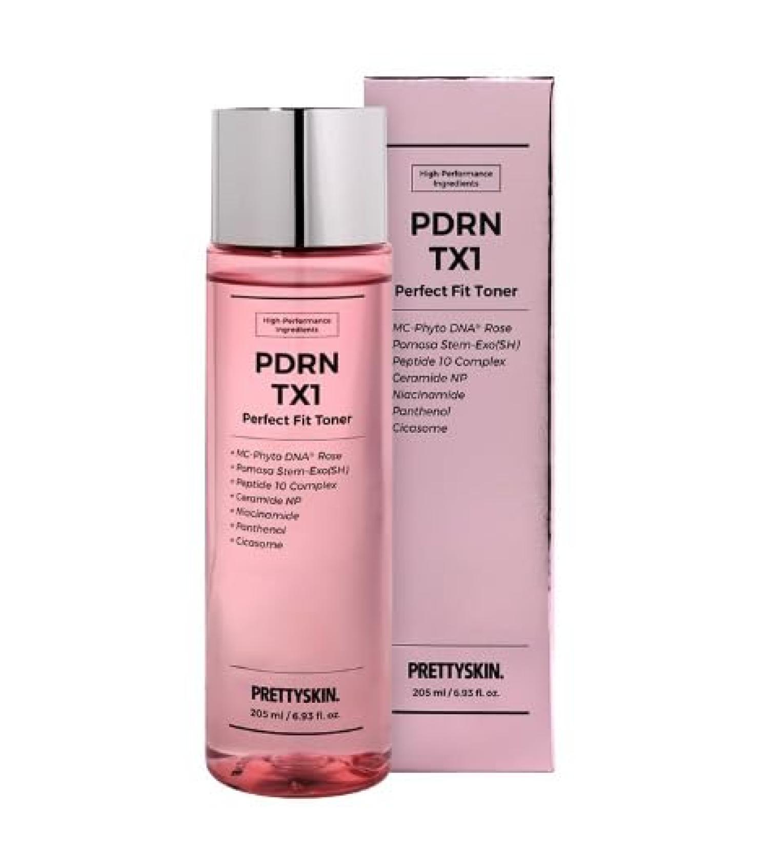 PRETTYSKIN Vegan Rose PDRN 21% Facial Toner 6.93 fl oz-Pomegranate Exosome & CICASOME K-Beauty Skincare-Hydrating Essence Toner with Niacinamide Peptides Panthenol for Radiant & Soothed Skin Barrier - Buy Online on GoSupps.com