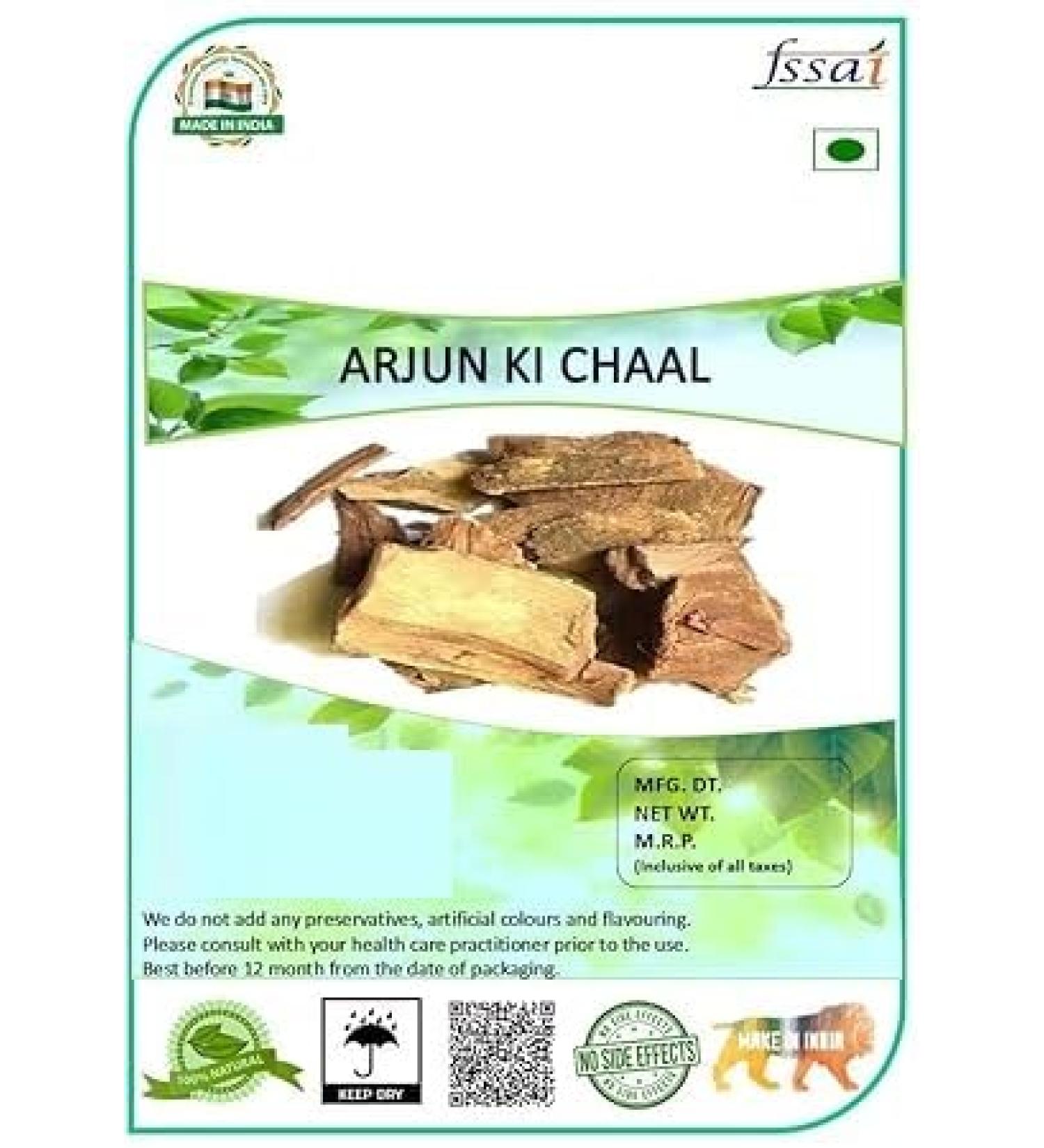 JEVR Arjun Ki Chaal | Arjun Chaal | Terminalia Arjuna Dry 500 g - Buy Online on GoSupps.com