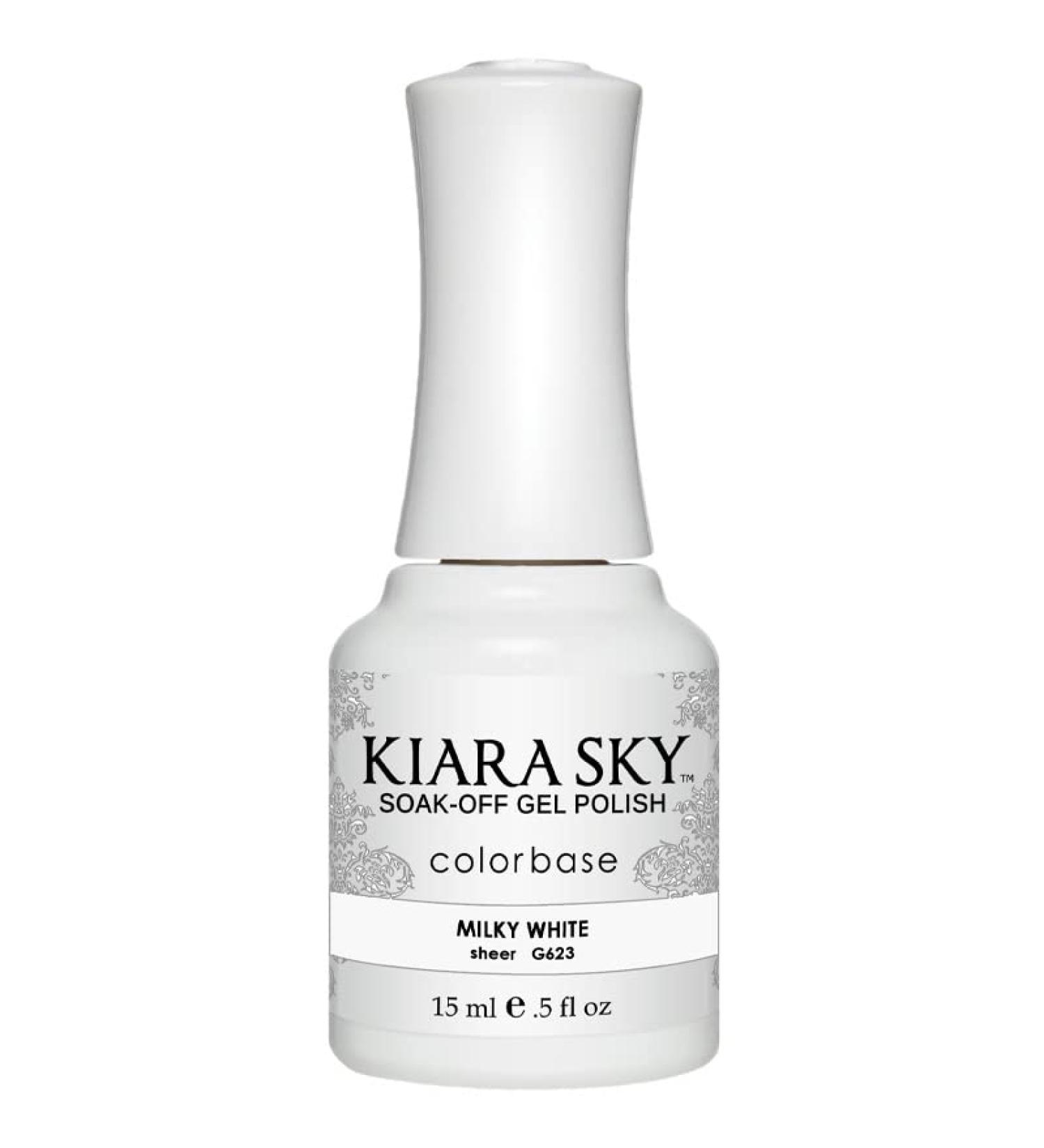 Kiara Sky Gel Polish Milky White G623 - 0.5 Fl Oz (Pack of 1) - Buy Online on GoSupps.com