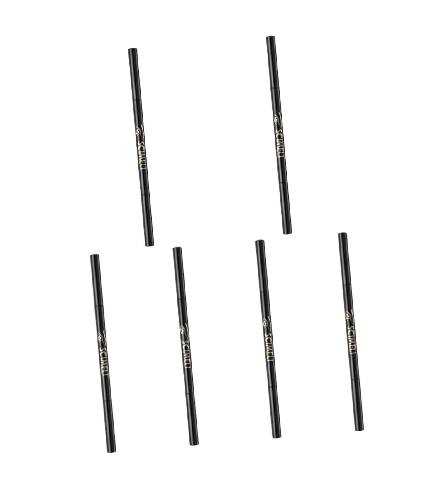 Mipcase Eyebrow Liner 6pcs 2 1 Eyebrow Makeup Tools Lock Cylinder To Rotate Aluminum Brown Eyebrow Pencils - Buy Online on GoSupps.com