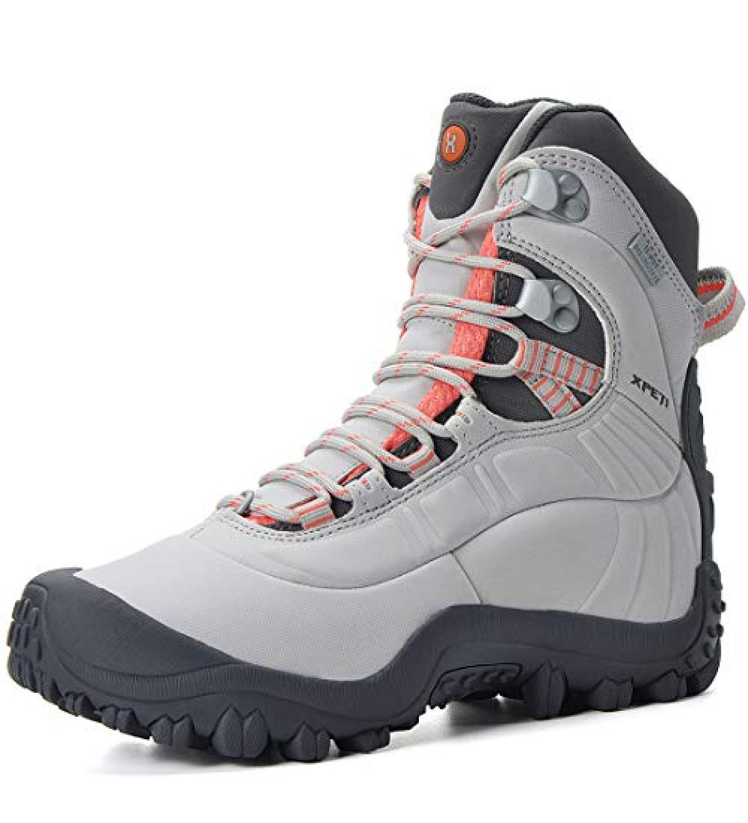XPETI Women's Thermator Mid High-Top Waterproof Hiking Boot - Size 6 White - Buy Online on GoSupps.com