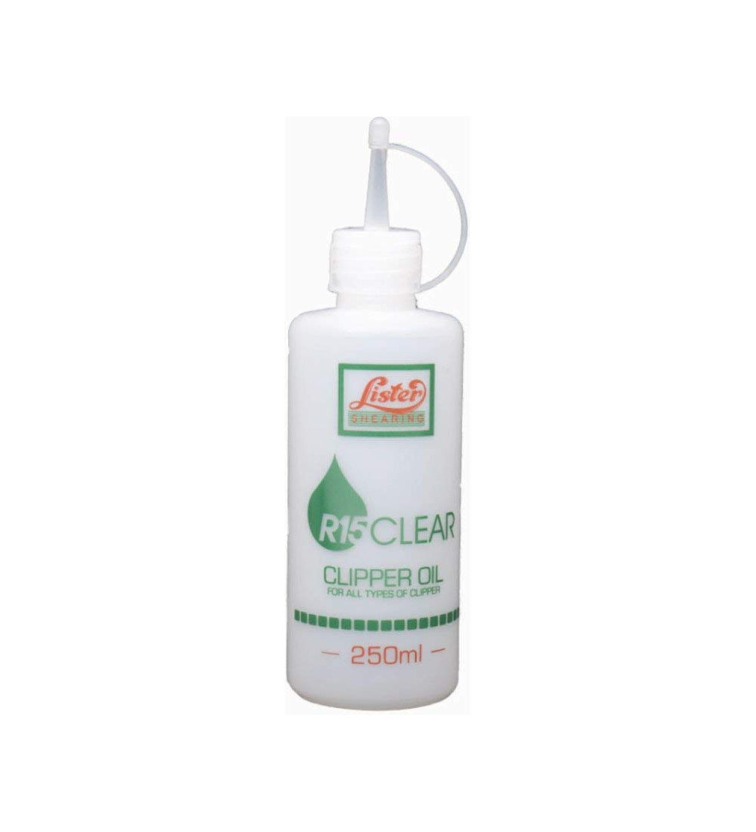 Lister Shearing Lister R15 Clear Clipper Oil 250ml - Clear 250ml 250 ml