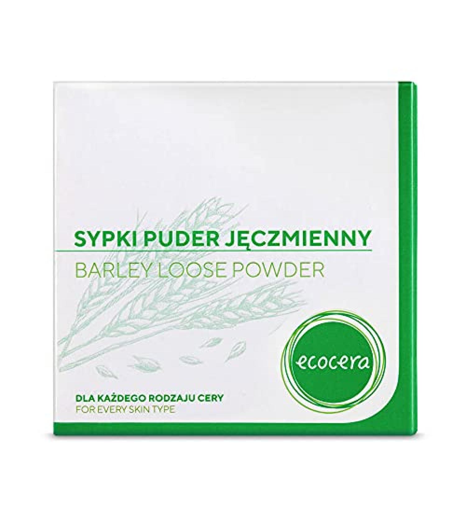 EcoCera Barley Loose Powder 15g - Transparent Matt Face Powder for All Skin Types | Makeup Fixing Powder - Buy Online on GoSupps.com