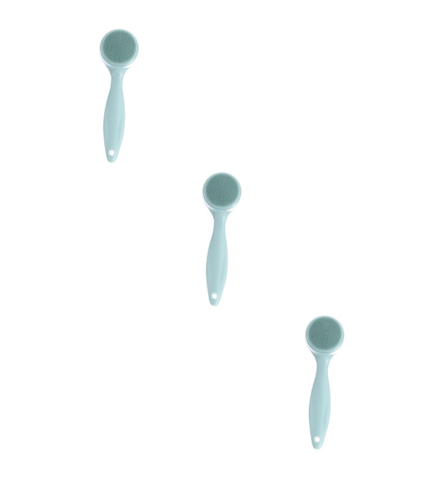 3 Sets Silicone Cleansing Brush - Face Exfoliator & Scrubber for Deep Cleaning - Ideal Face Wash Applicator - Buy Online on GoSupps.com