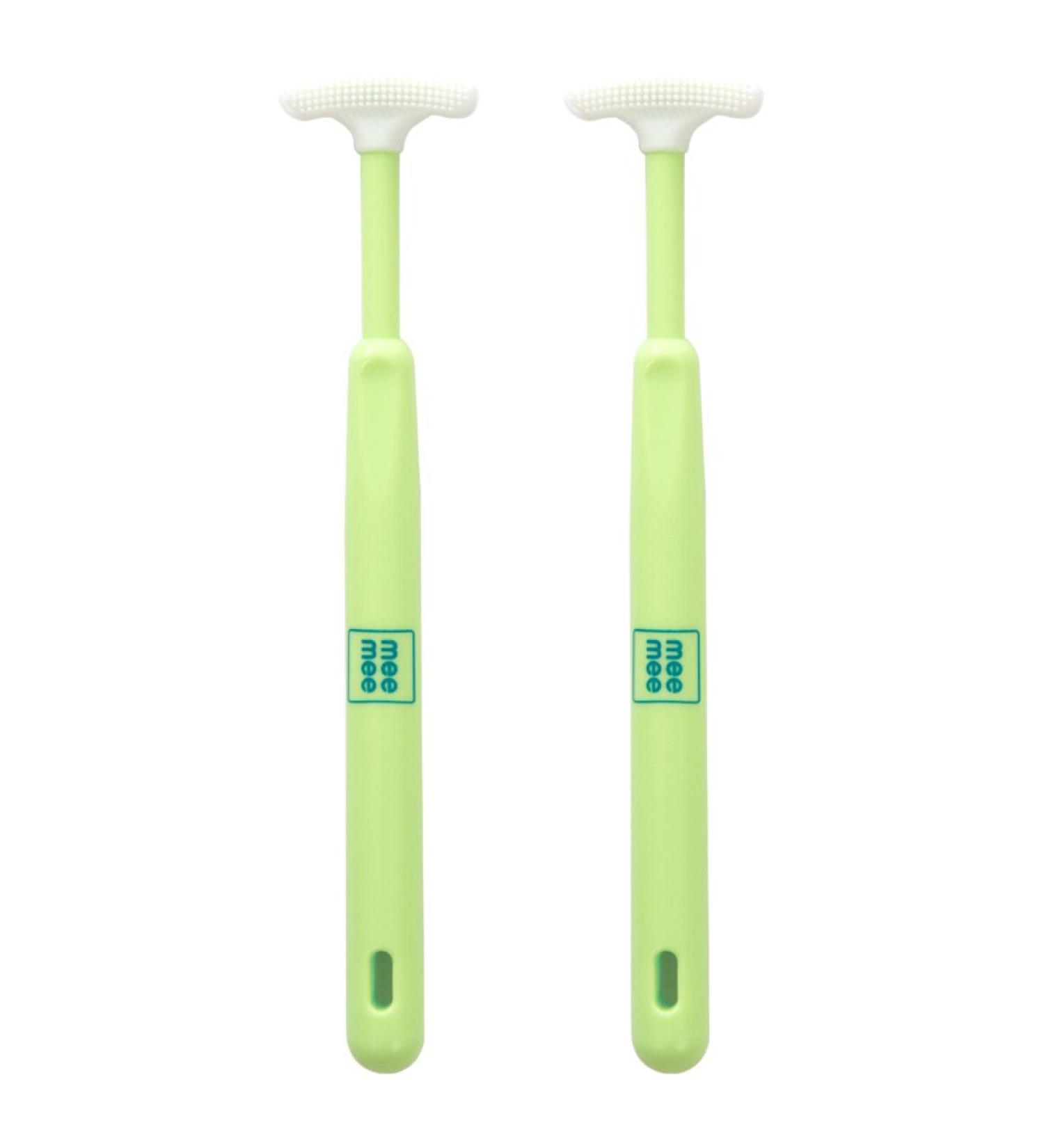 Tender Tongue Cleaner - Pack of 2 (Green) | Best Oral Hygiene Tool for Fresh Breath | Ship Internationally - Buy Online on GoSupps.com