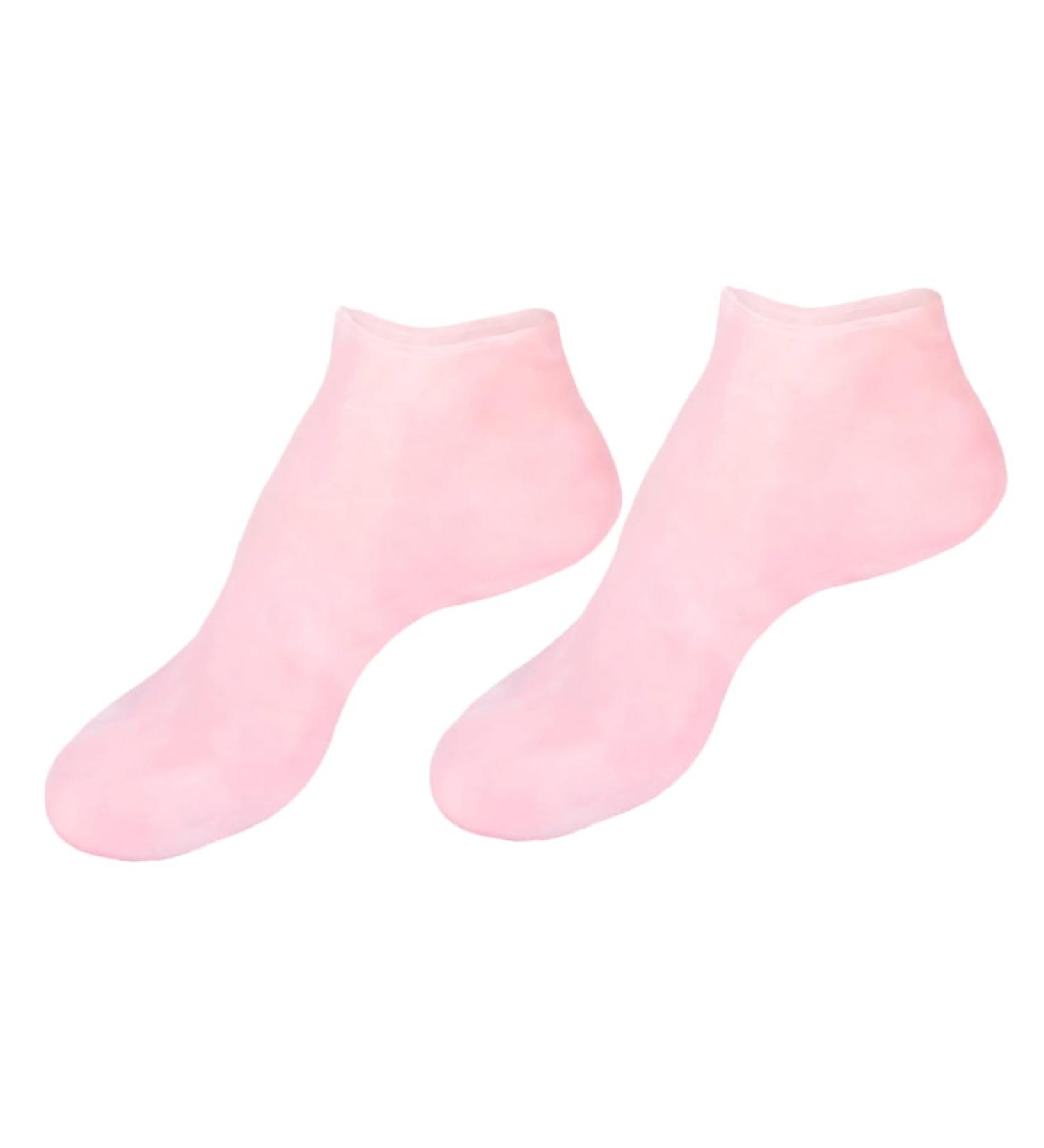 Beavorty 1 Pair Sock Dry-Proof Skin Soles Foot Moisturizer for Dry Feet Heel Gel Spa Stocking Humidor Gel Booties Lotion Skin Protect Soles Pink Sebs Cosmetic Sole Pad Women's 41X8X1cm - Buy Online on GoSupps.com