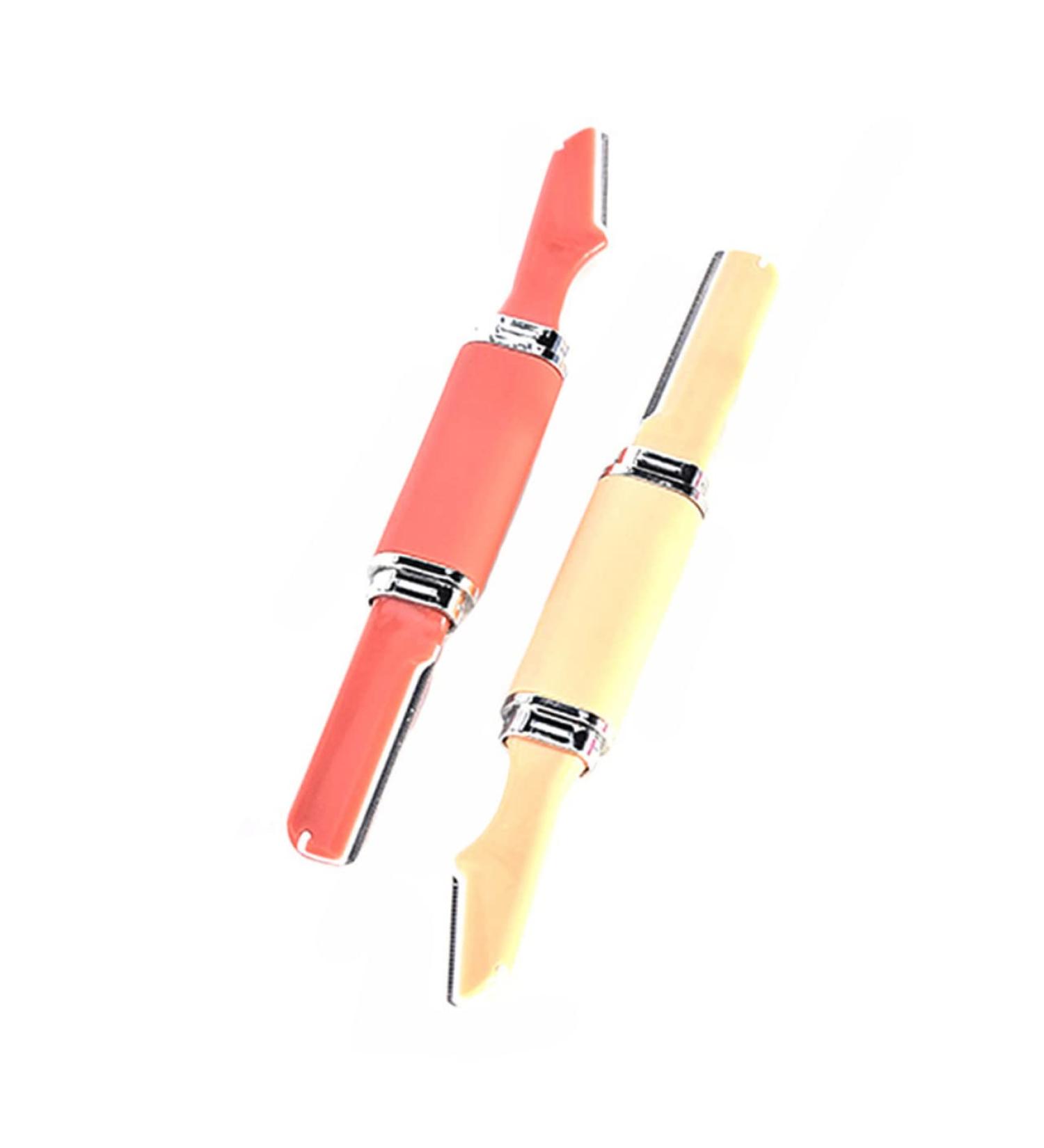Housoutil Double-Headed Eyebrow Brush Set for Women - 2 Sets Red Eyebrow Makeup Tool - Buy Online on GoSupps.com