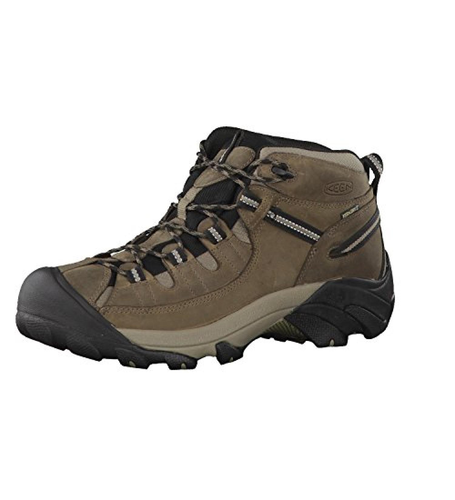 KEEN Men's Targhee 2 Mid Waterproof Hiking Boots - Size 11 Brown/Black - Buy Online on GoSupps.com