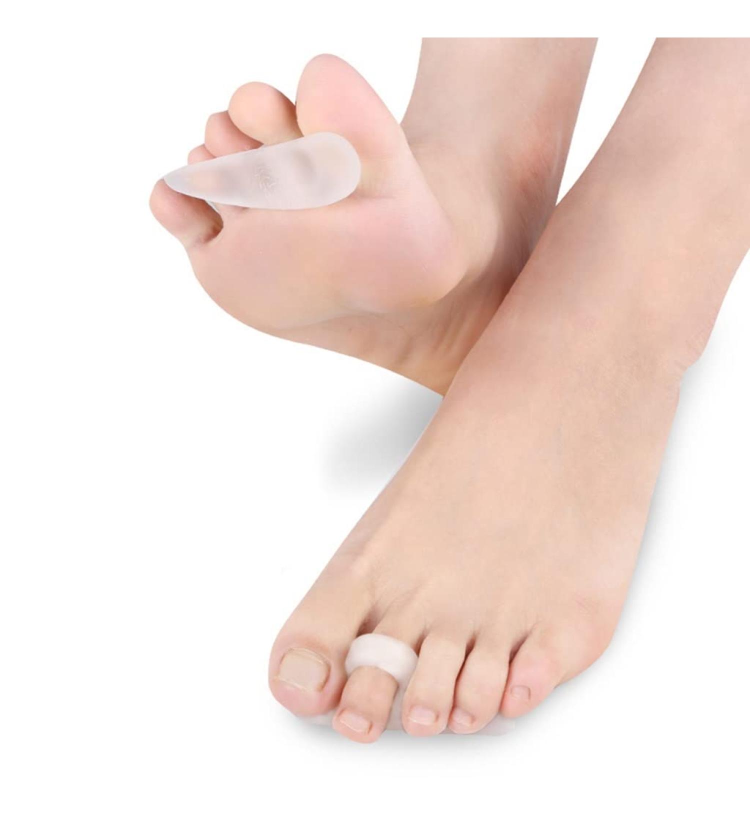 Deaver Toe Clip Hole Splitter & Silicone Separator | Soft Gel Protectors & Spacers - 3 Pairs for Comfortable Foot Care - Buy Online on GoSupps.com