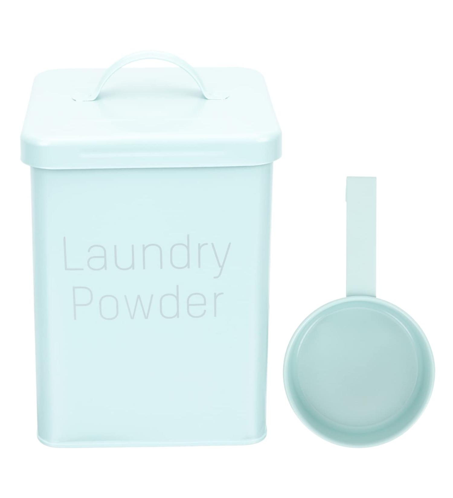 Cabilock 1 Softener Dispenser Set Laundry Box Household Iron Bucket Washing Bucket Laundry Holder for Washing Laundry Storage Fabric Softener Fabric Sky-blue 23X15.5CM - Buy Online on GoSupps.com