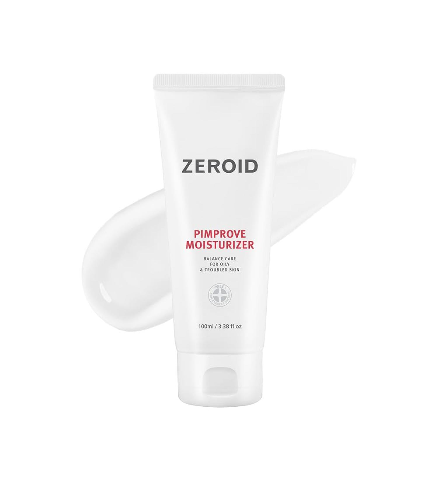 ZEROID Pimprove Moisturizer | Korean Dermocosmetic with Hyaluronic Acid for Skin Barrier | 100ml (3.38 fl oz) - International Shipping Available - Buy Online on GoSupps.com