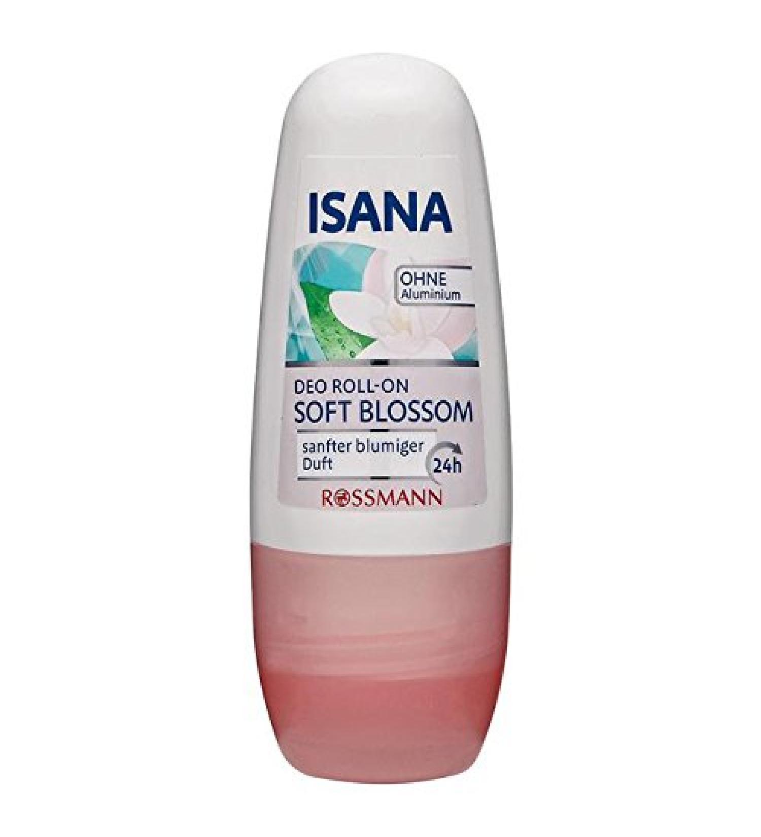 ISANA Soft Blossom roll-on deodorant 50 ml