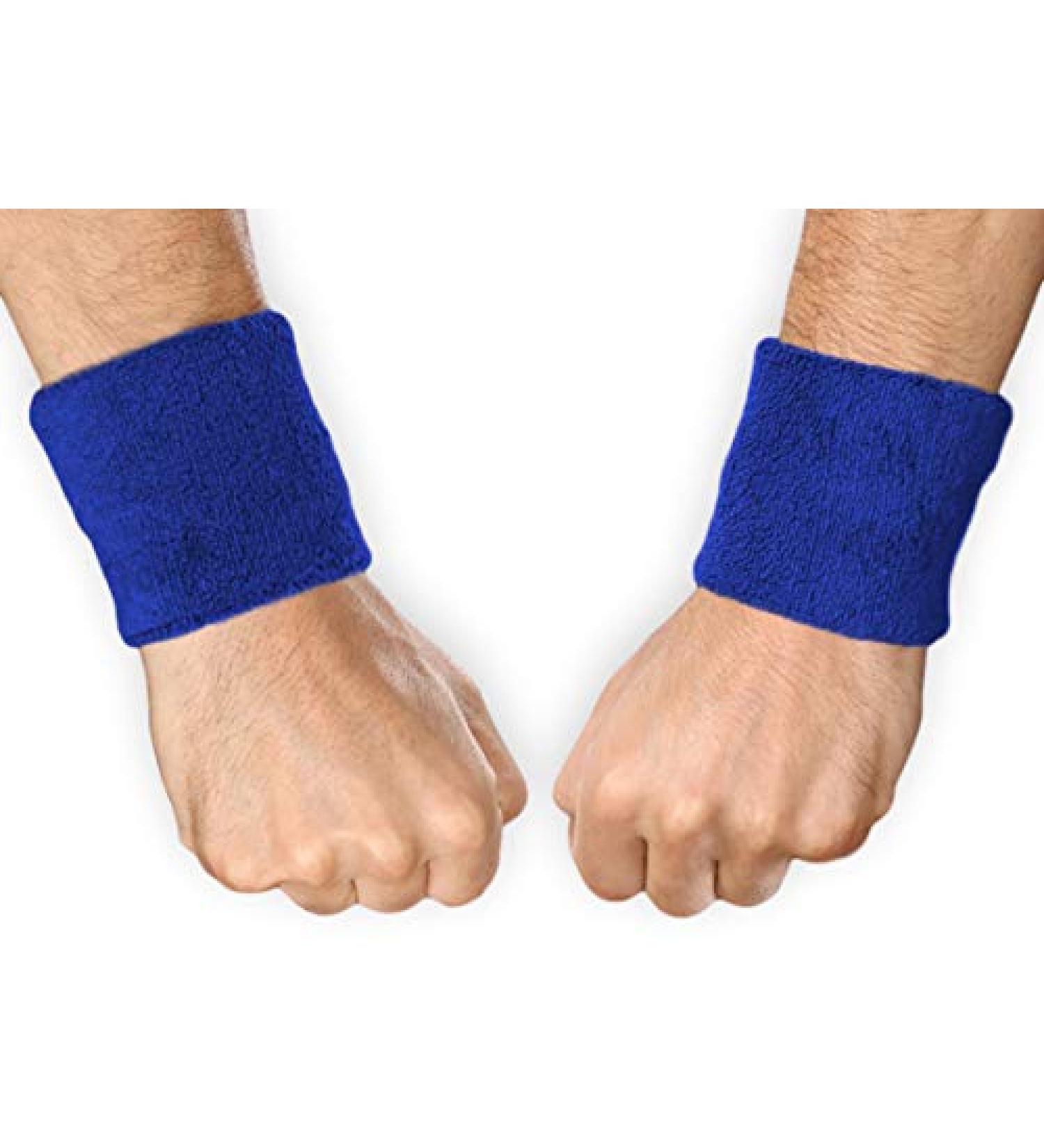 Sports Wristband - Workout Wrist Band  Wrist Sweat Bands for Men & Women - Sweat Bands for Wrists - Sweat Band Wristbands - Buy Online on GoSupps.com