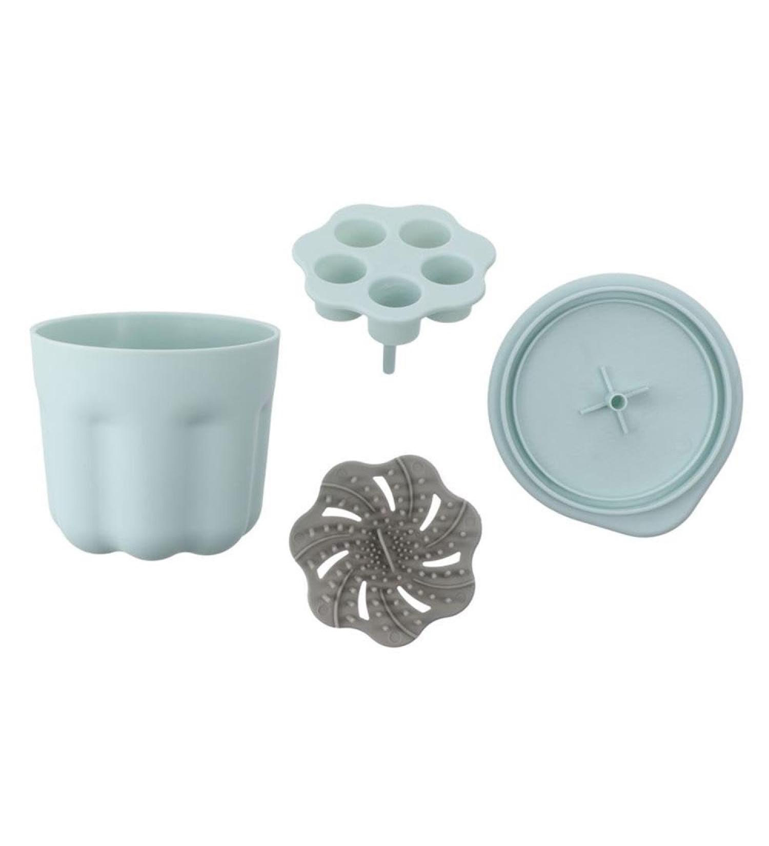 Green Paint Brush Scrubber | Mini Makeup Brush Cleaner & Detachable Cleaning Pad for Watercolor & Acrylics - Buy Online on GoSupps.com