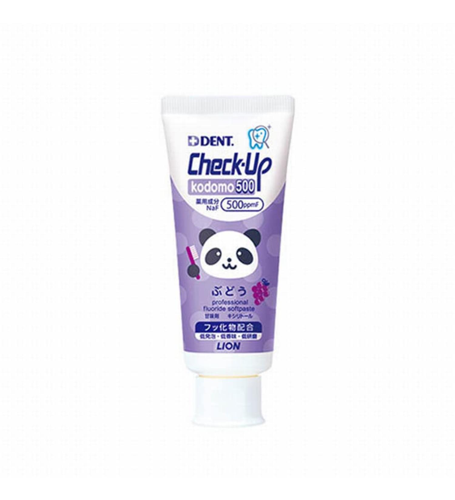 Lion Dent Check-Up kids 500 Toothpaste 60 g Grape