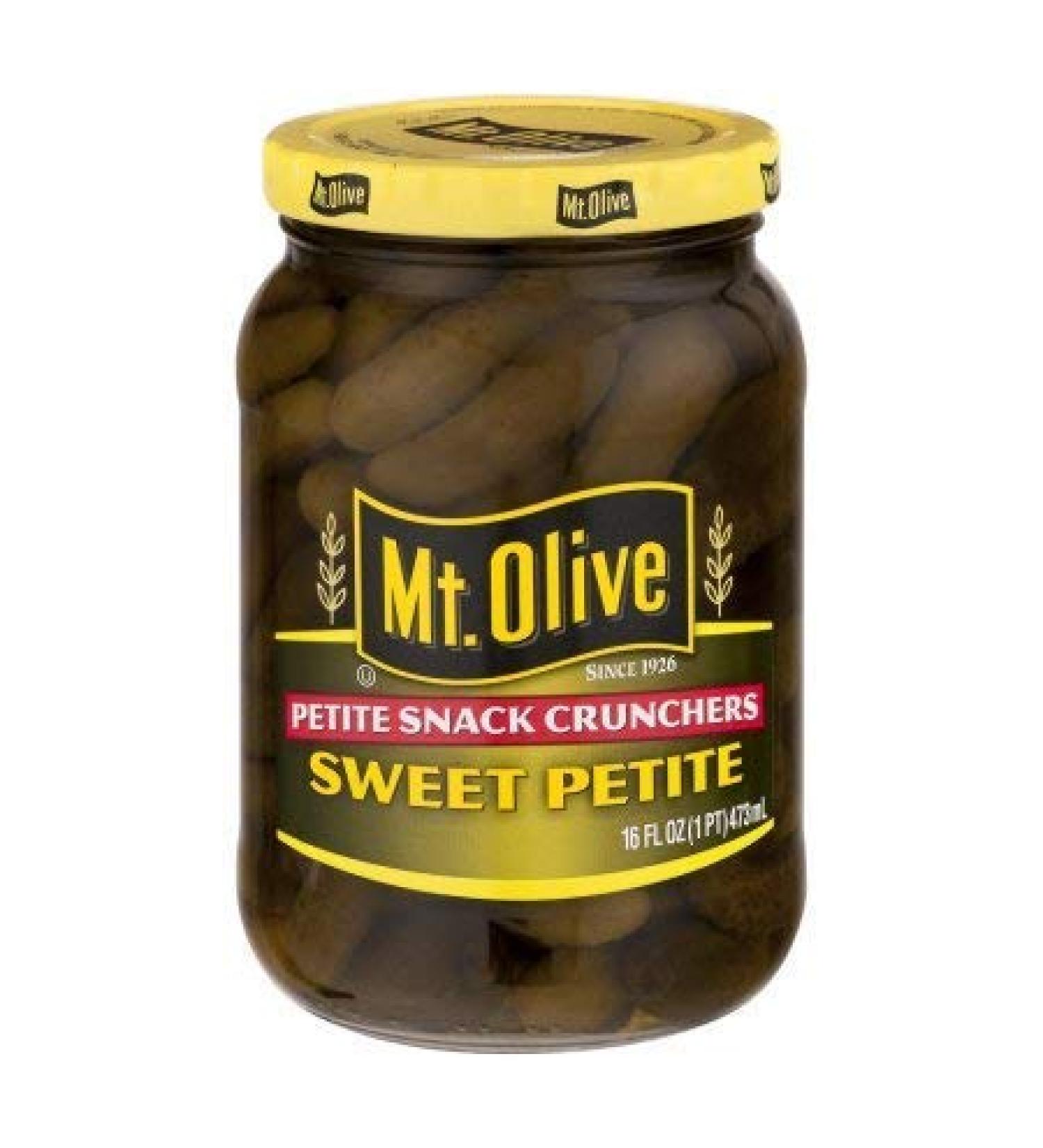 Mt. Olive Petite Snack Crunchers, Sweet Petite 16 Oz (Pack of 2)