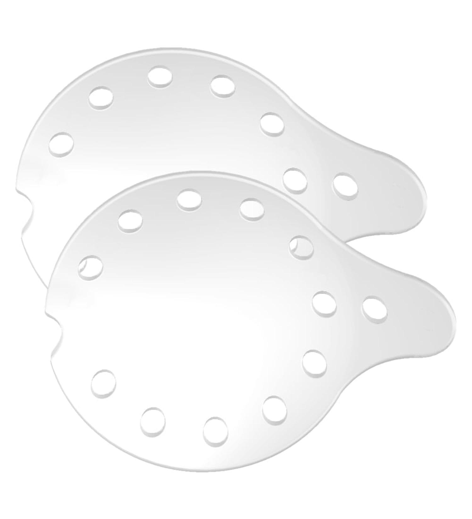 Clear Vented Polycarbonate Eye Shields - Universal Fit (Left/Right) - 2 Pack | International Shipping Available - Buy Online on GoSupps.com