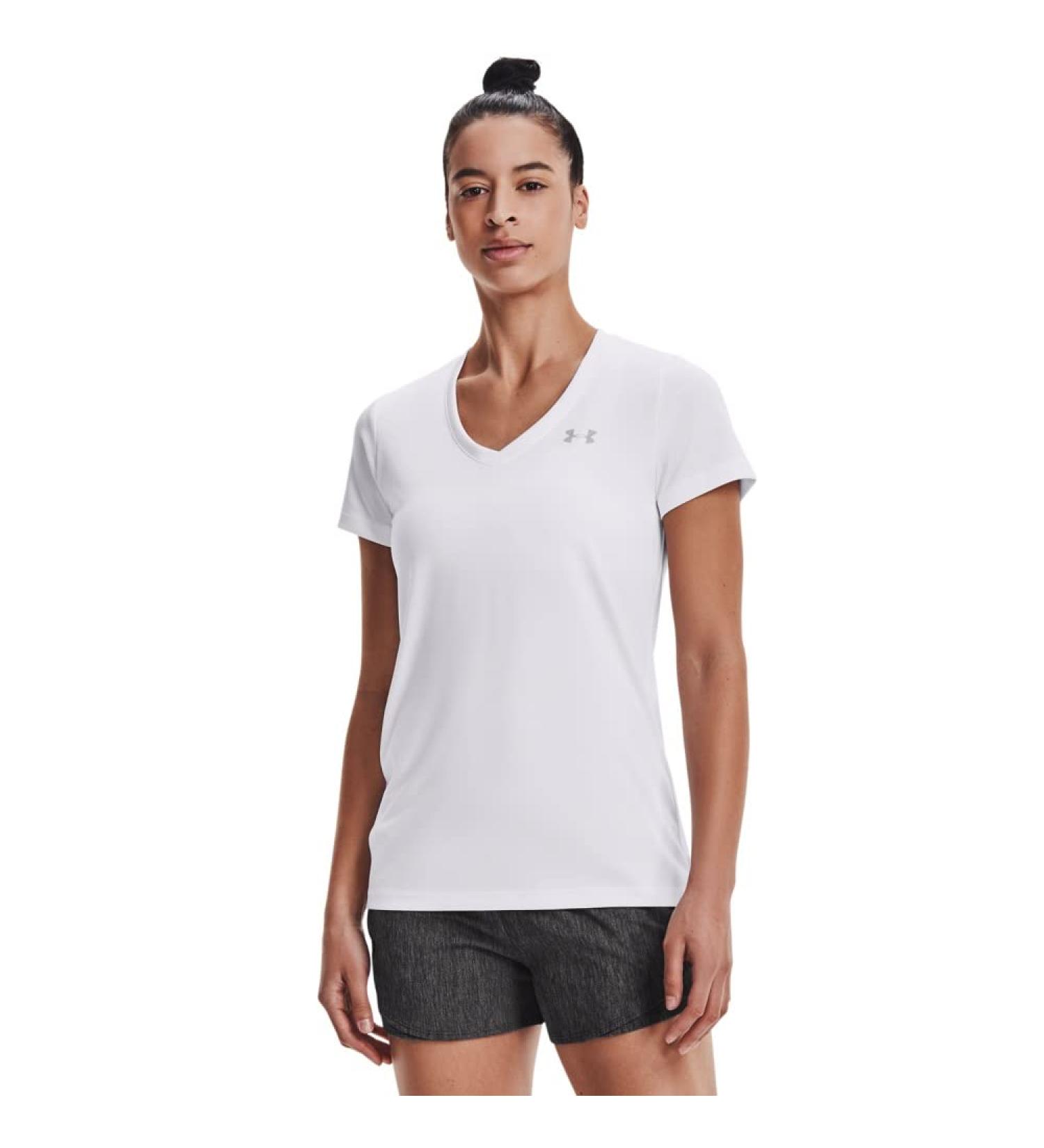 Shop Under Armour Women's Fitness T-Shirt L White Stylish Activewear for International Shipping - Buy Online on GoSupps.com