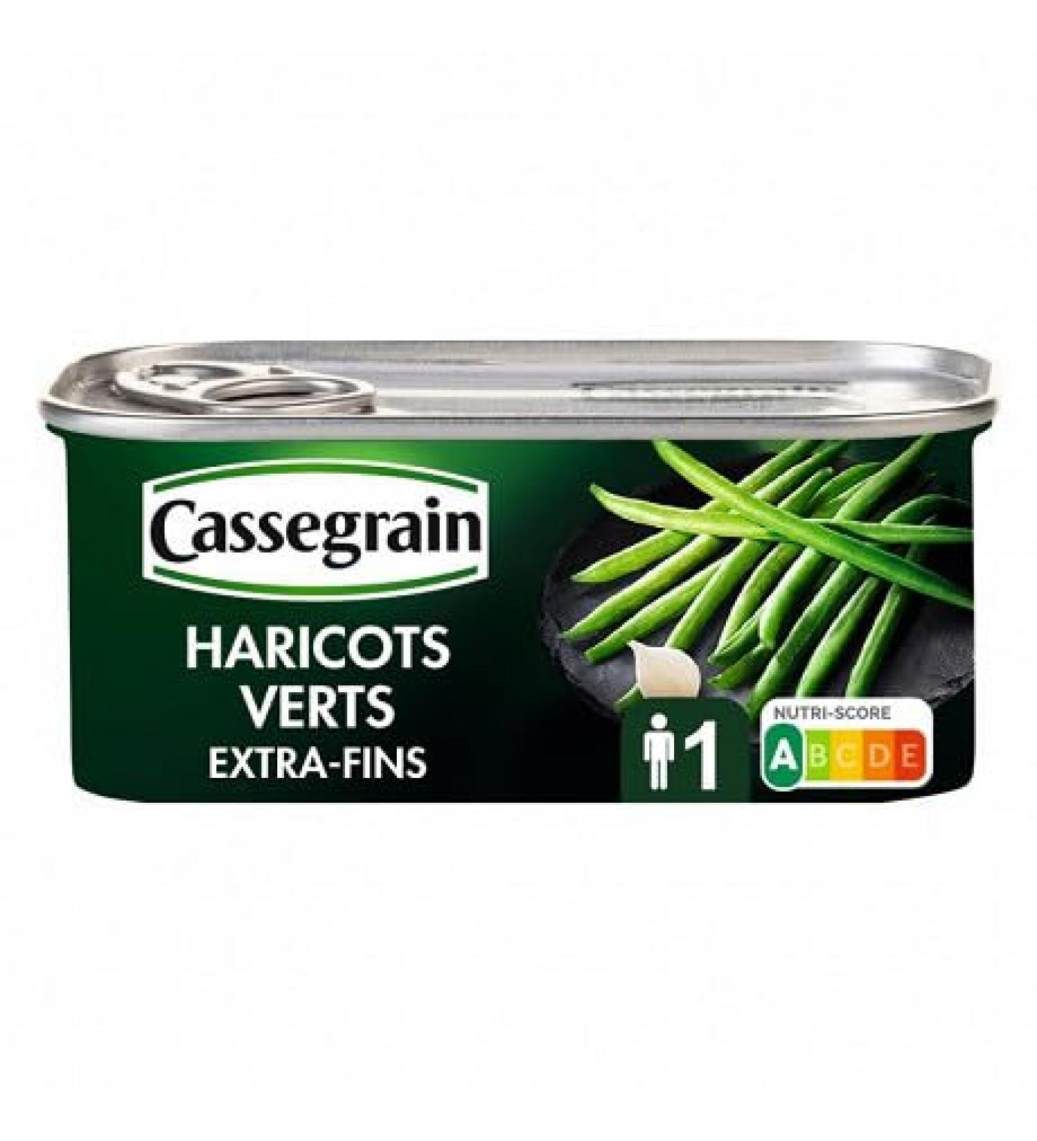 CASSEGRAIN - Extra Fine Green Beans 110G - Four Items