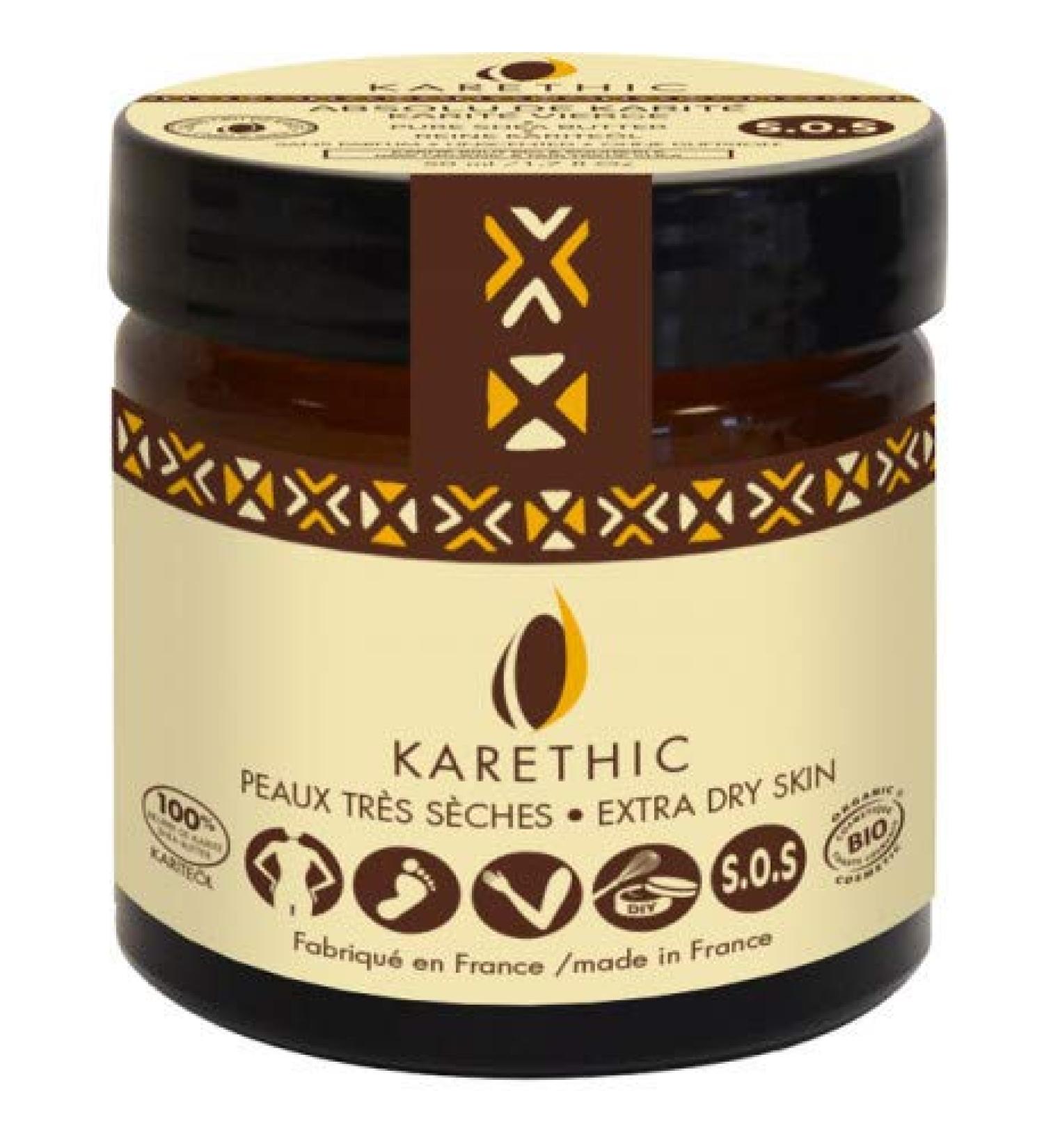 KARETHIC Unrefined pure shea butter - vegan ORGANIC & Fair-Trade certified from women's cooperatives in Benin!