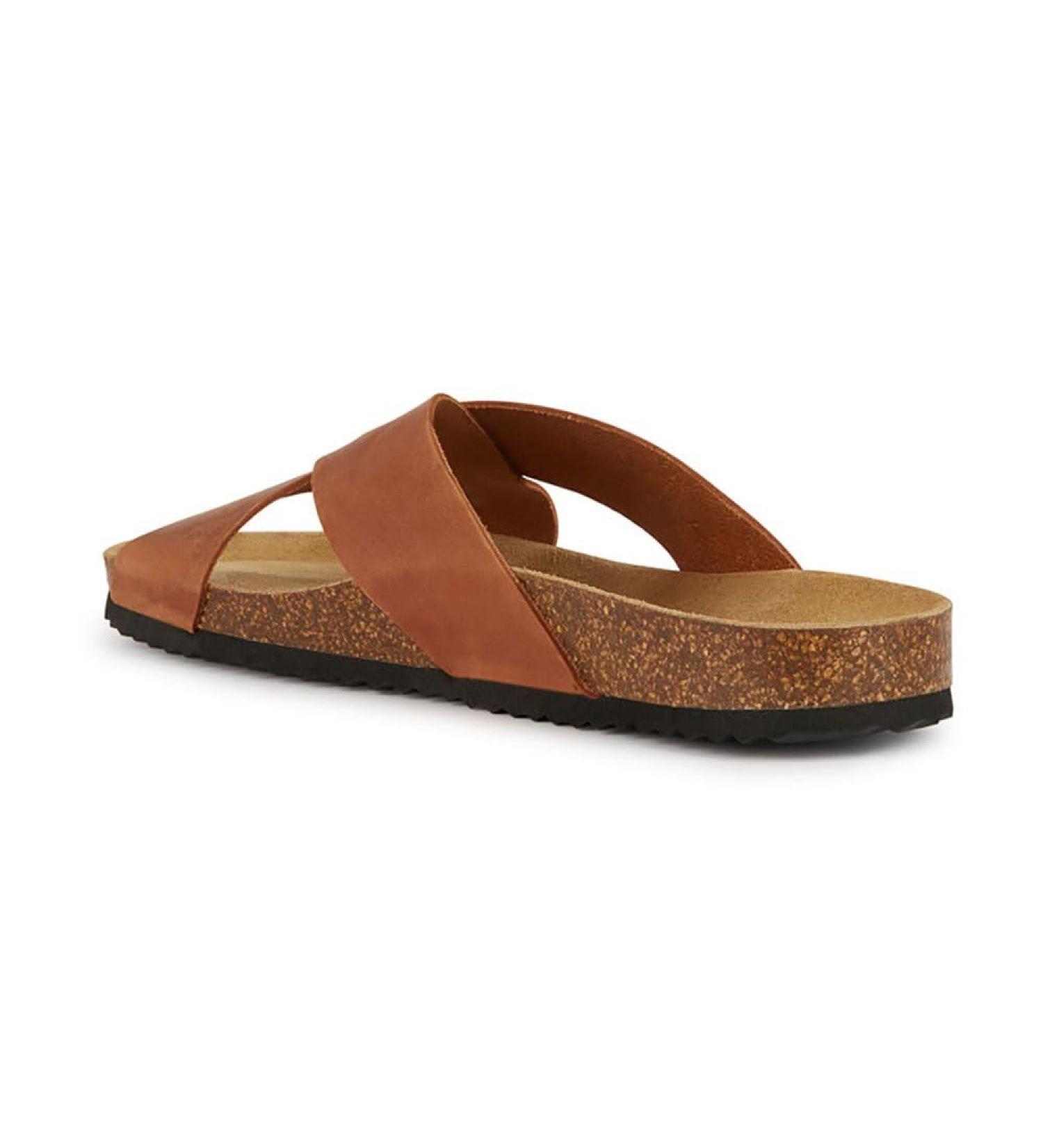 Geox Men's U Ghita D Slide Sandal 43 EU - Light Brown | Comfortable Fashion Footwear for Every Occasion - Buy Online on GoSupps.com