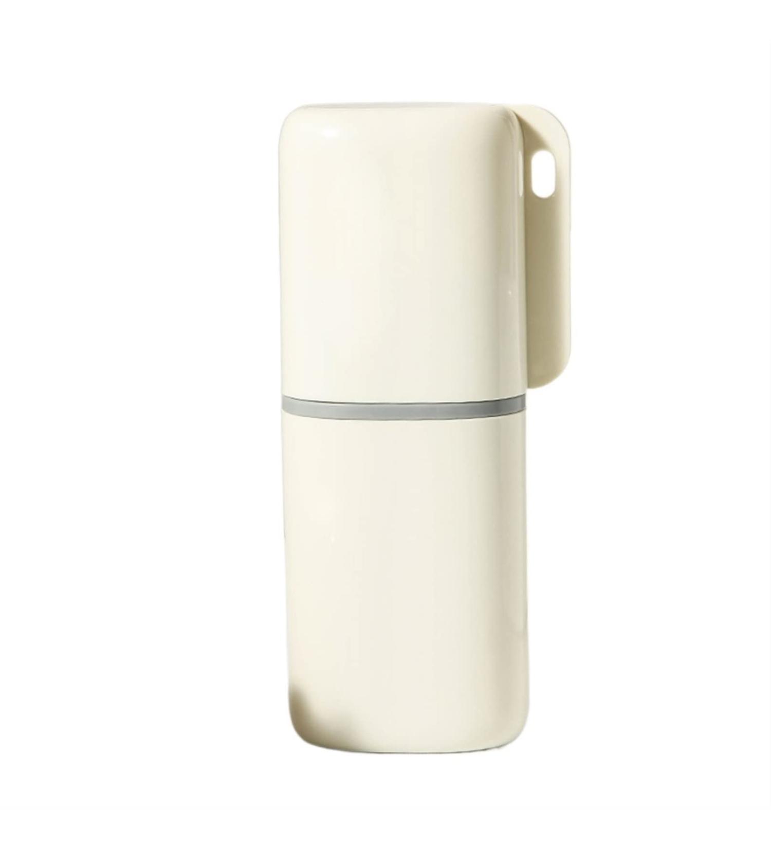 Buy Digjobk Portable Travel Toothbrush Mug & Toiletries Set - Beige | Multifunction Bathroom Organizer & Travel Cup - Buy Online on GoSupps.com