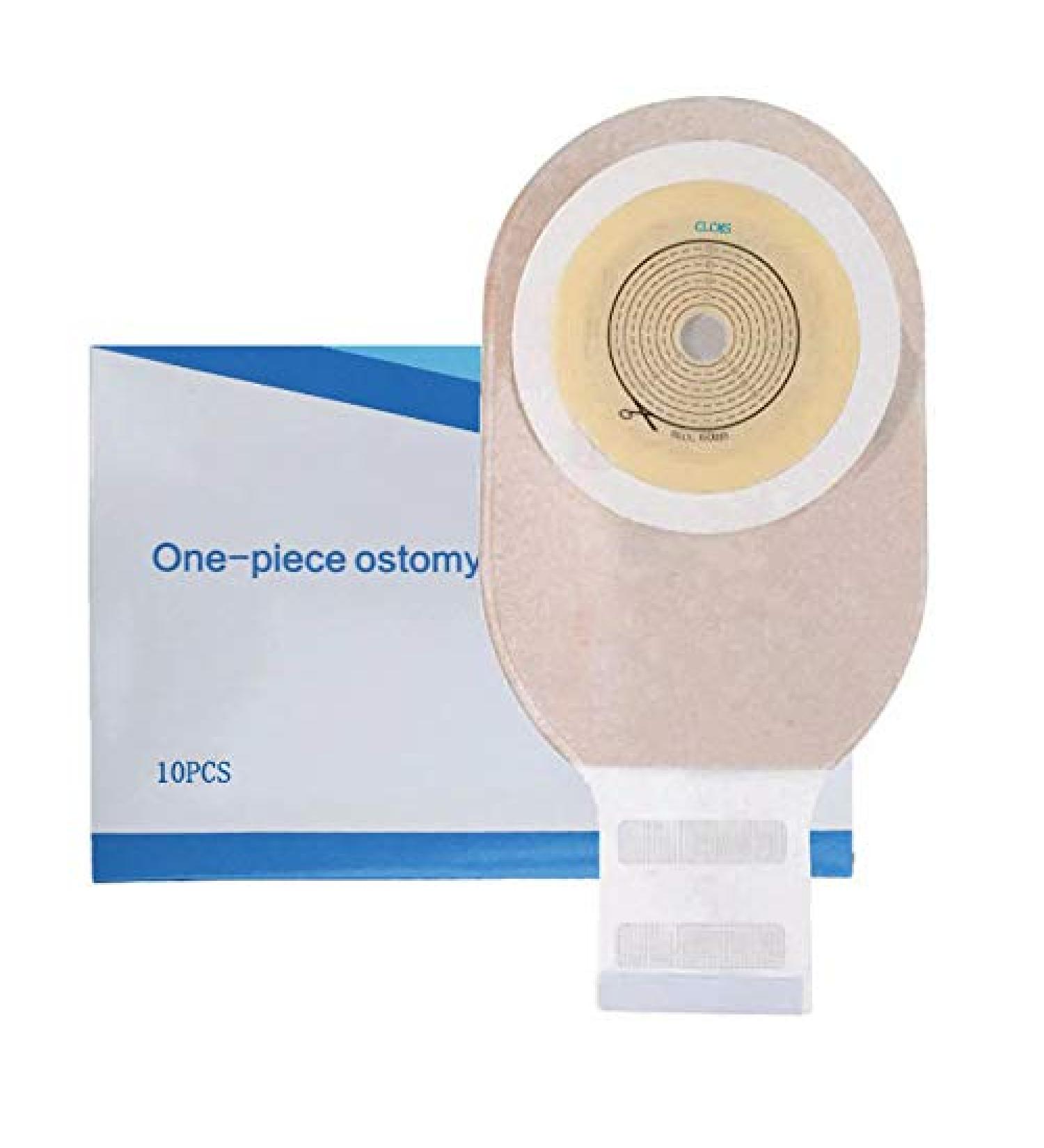 10PCS Colostomy Bags - One Piece Drainable Ostomy Pouch for Ileostomy Stoma Care - Buy Online on GoSupps.com