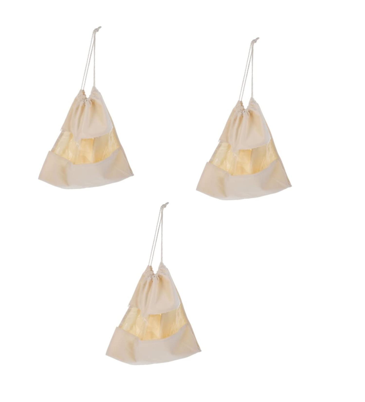 Healifty 3pcs Hair Dryer Storage Bag Travel Tote Bags Drawstring Pouch Drawstring Bags Storage Bags Universal Beigex3pcs 32x28x0.6cmx3pcs - Buy Online on GoSupps.com