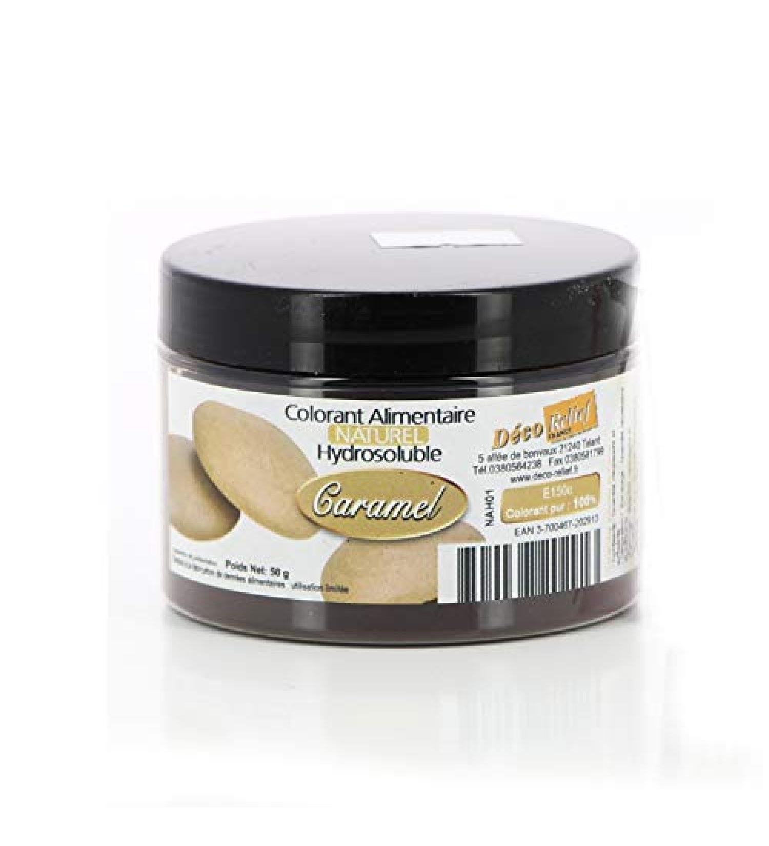 D co Relief - Water-soluble Powder Food Colouring Caramel High Concentration 50g