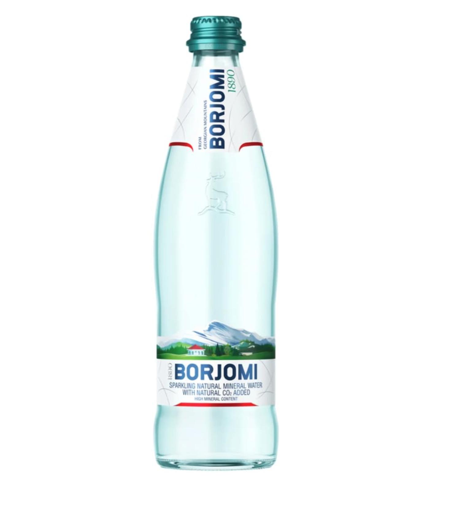 Borjomi - Sparkling Mineral Water 1L - Pack of 6 - Buy Online on GoSupps.com