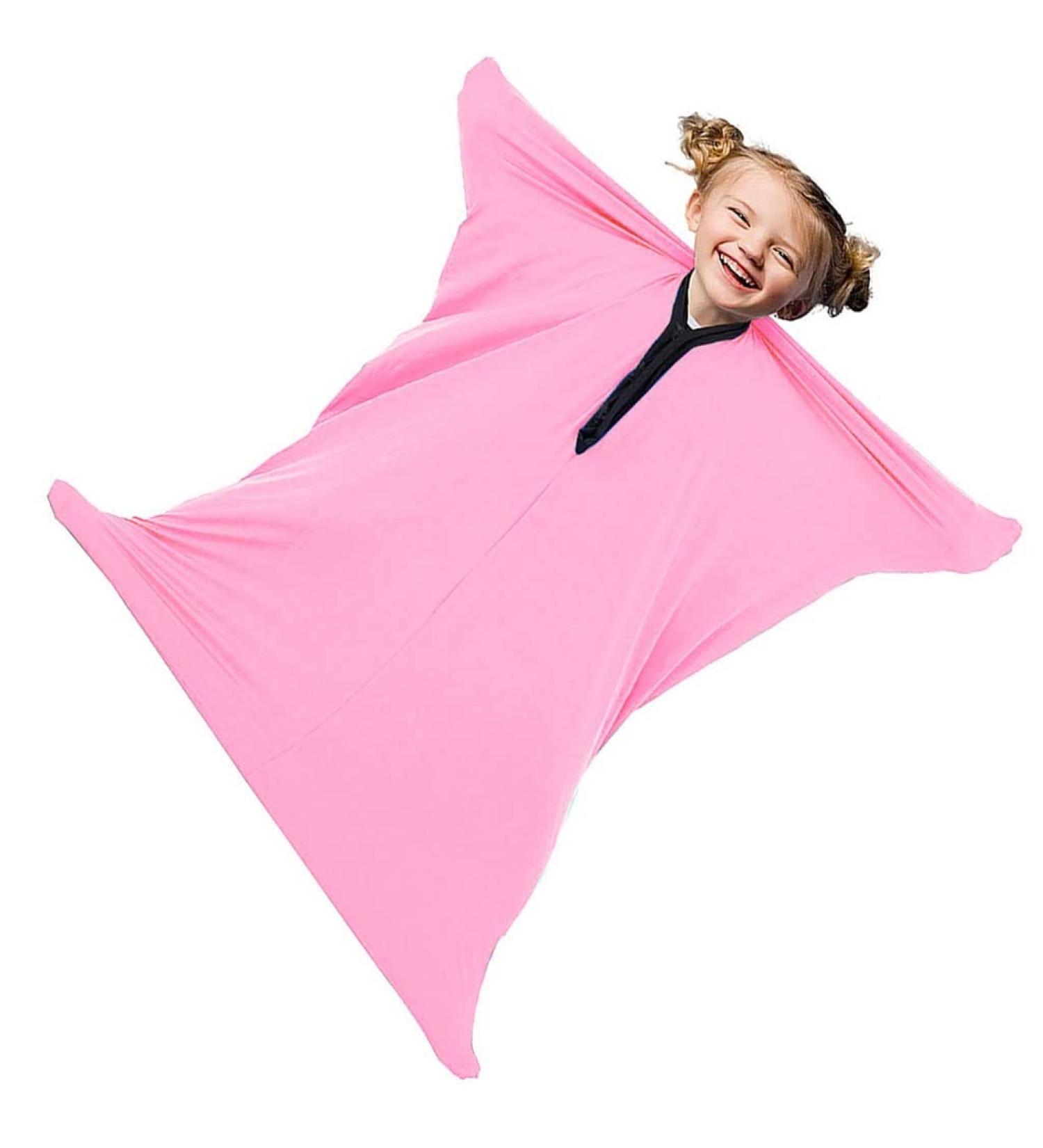Sensory Sock Body Sock Premium | Age 3-18 | Durable Seams | Stretchy for Children & Adults with Sensory Processing Disorders or Autism | Pink - Size M - Buy Online on GoSupps.com
