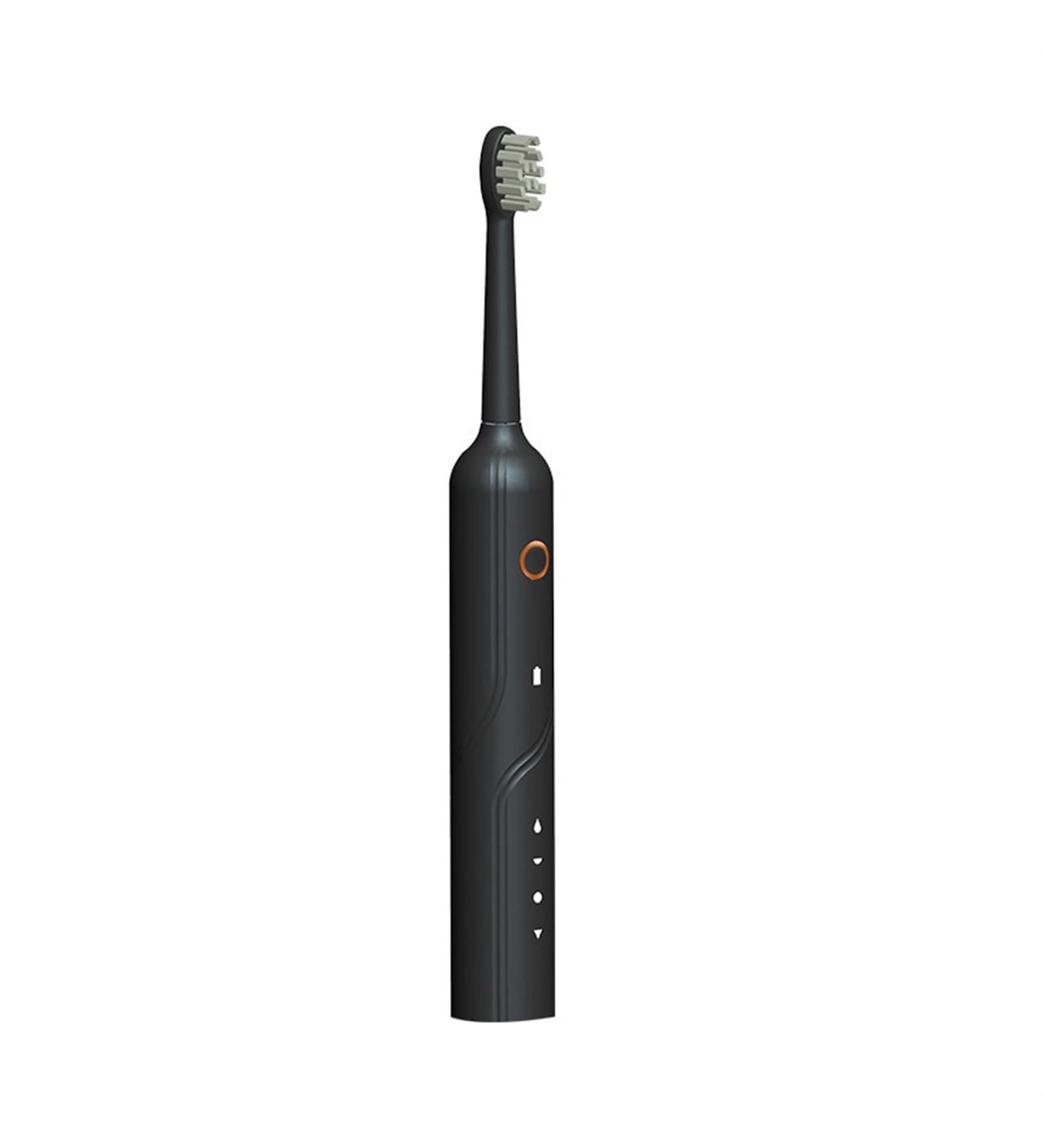 Ultra Whitening Electric Toothbrush - 40 000 RPM with 4 Brush Heads & Modes | Sonicare Style - Black - Buy Online on GoSupps.com