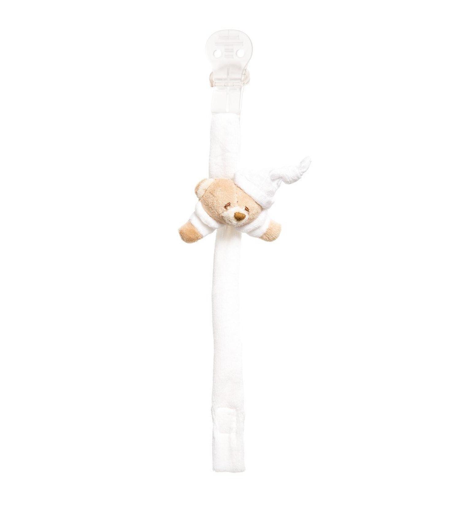 Nan n 19056 Pacifier chain Tato white one size