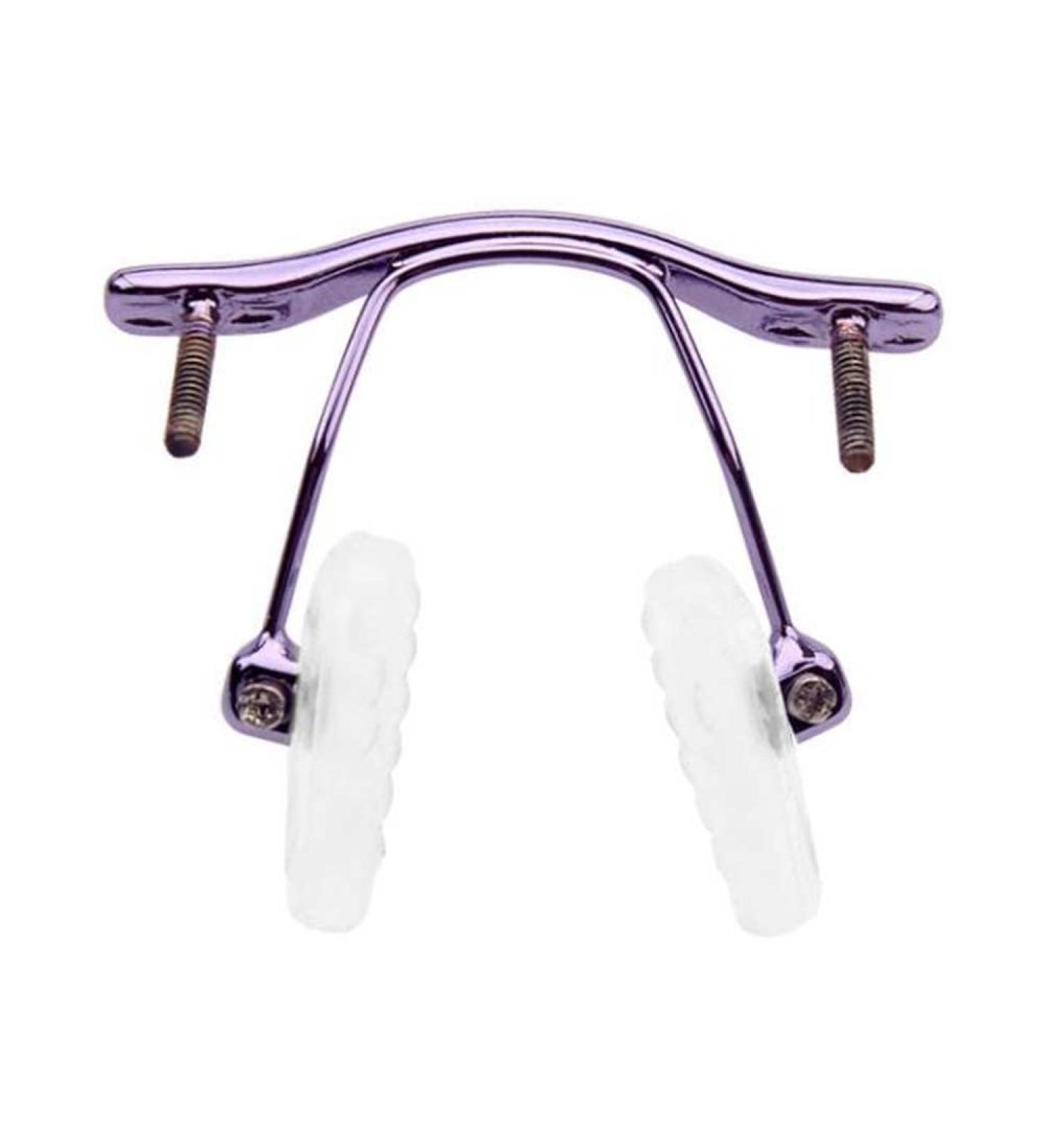 BEGISA Eyeglass Nose Pads - Metal Replacement Nose Bridge for Rimless & Reading Glasses - 1 Piece Black - Buy Online on GoSupps.com