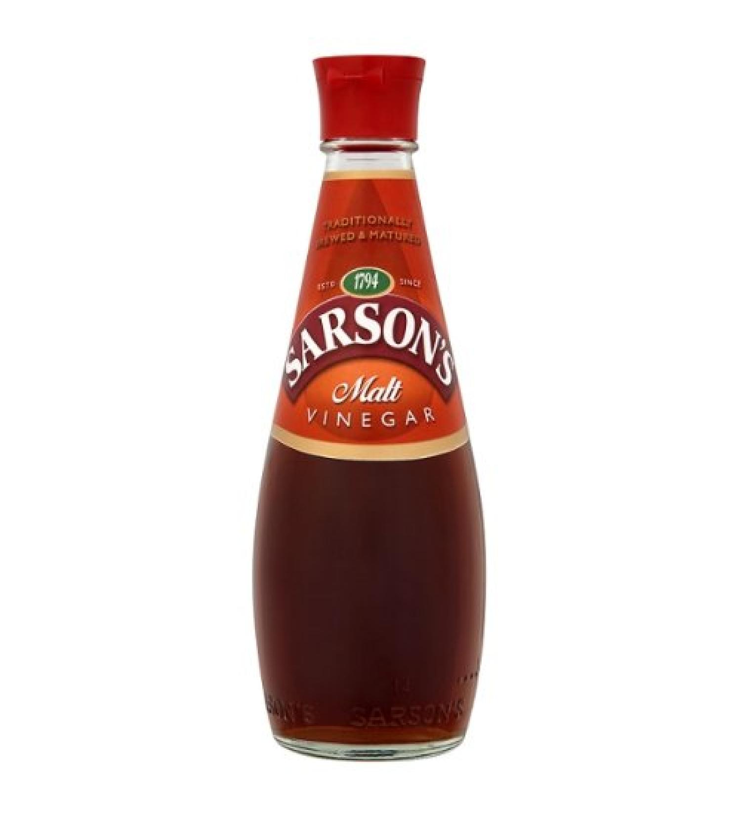 Malt Vinegar 250ml Sarson (Pack of 12 x 250ml)
