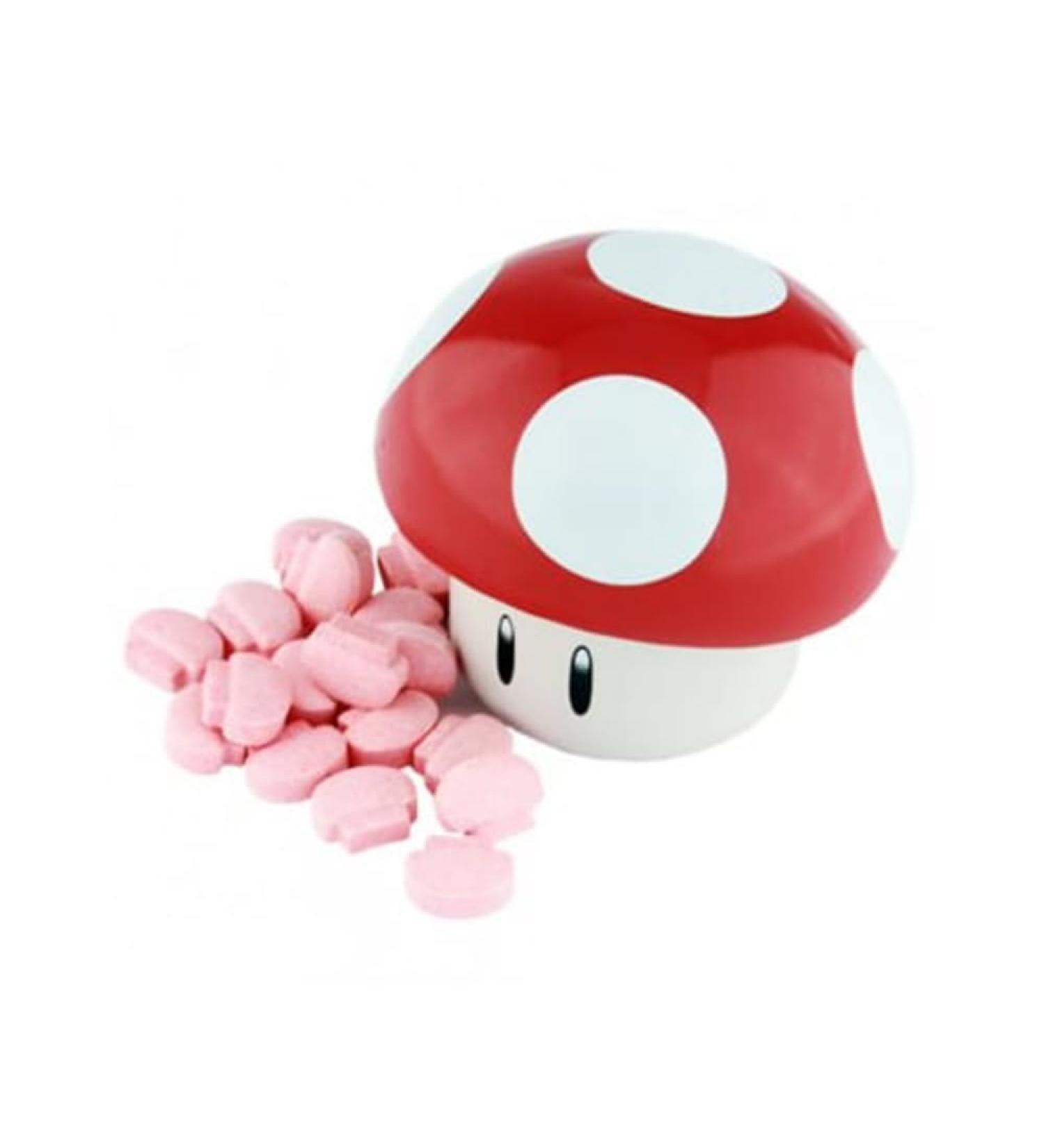 Super Mario Bros. Red Mushroom Tin Sour Candies