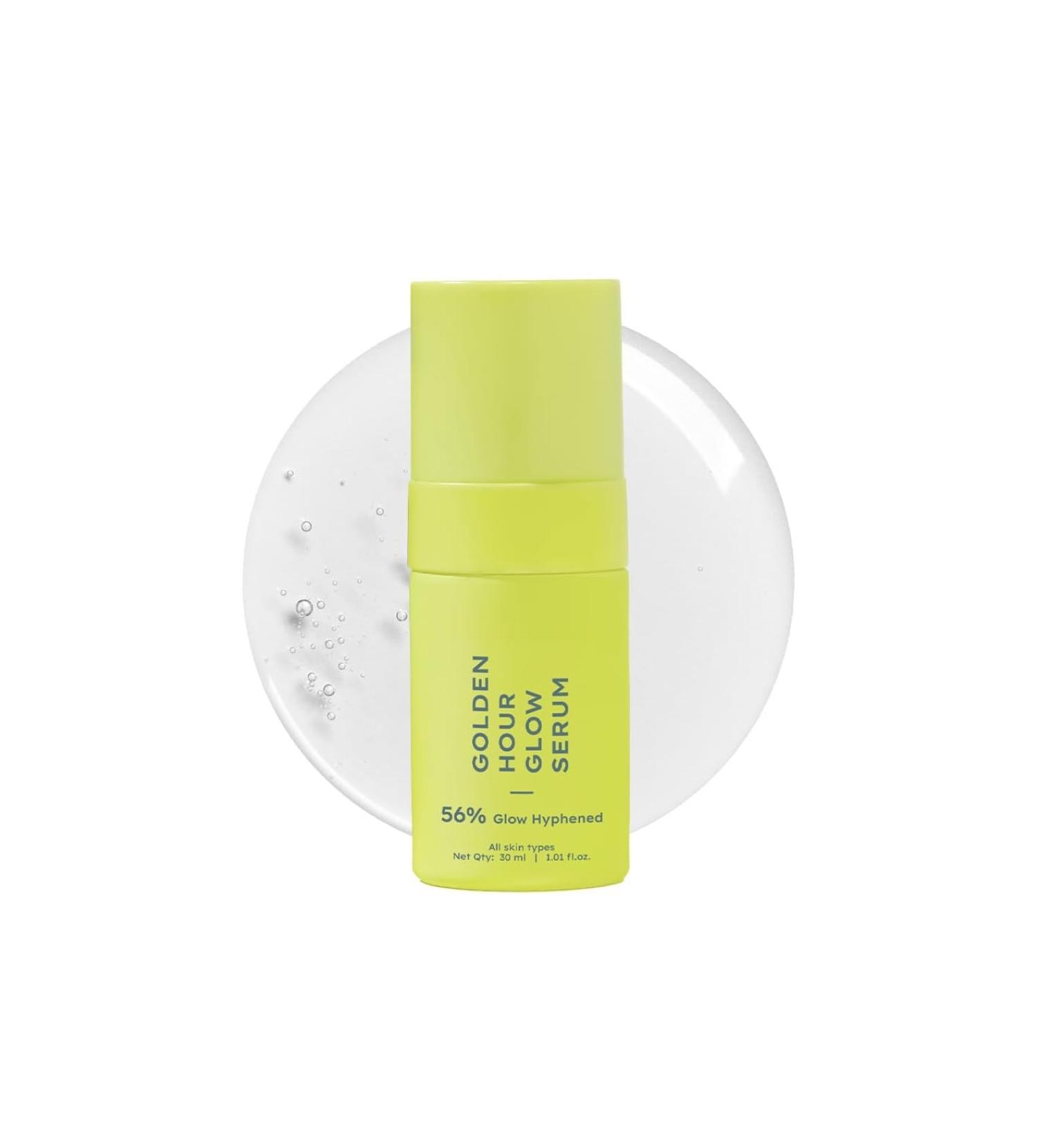 aj Golden Hour Glow Face Serum with Niacinamide Alpha Arbutin Hyaluronic Acid Moisturizer Aloe Vera Extract & Kakadu Plum| Non Sticky Serum for Men & Women & All Skin Types | 30Ml - Buy Online on GoSupps.com