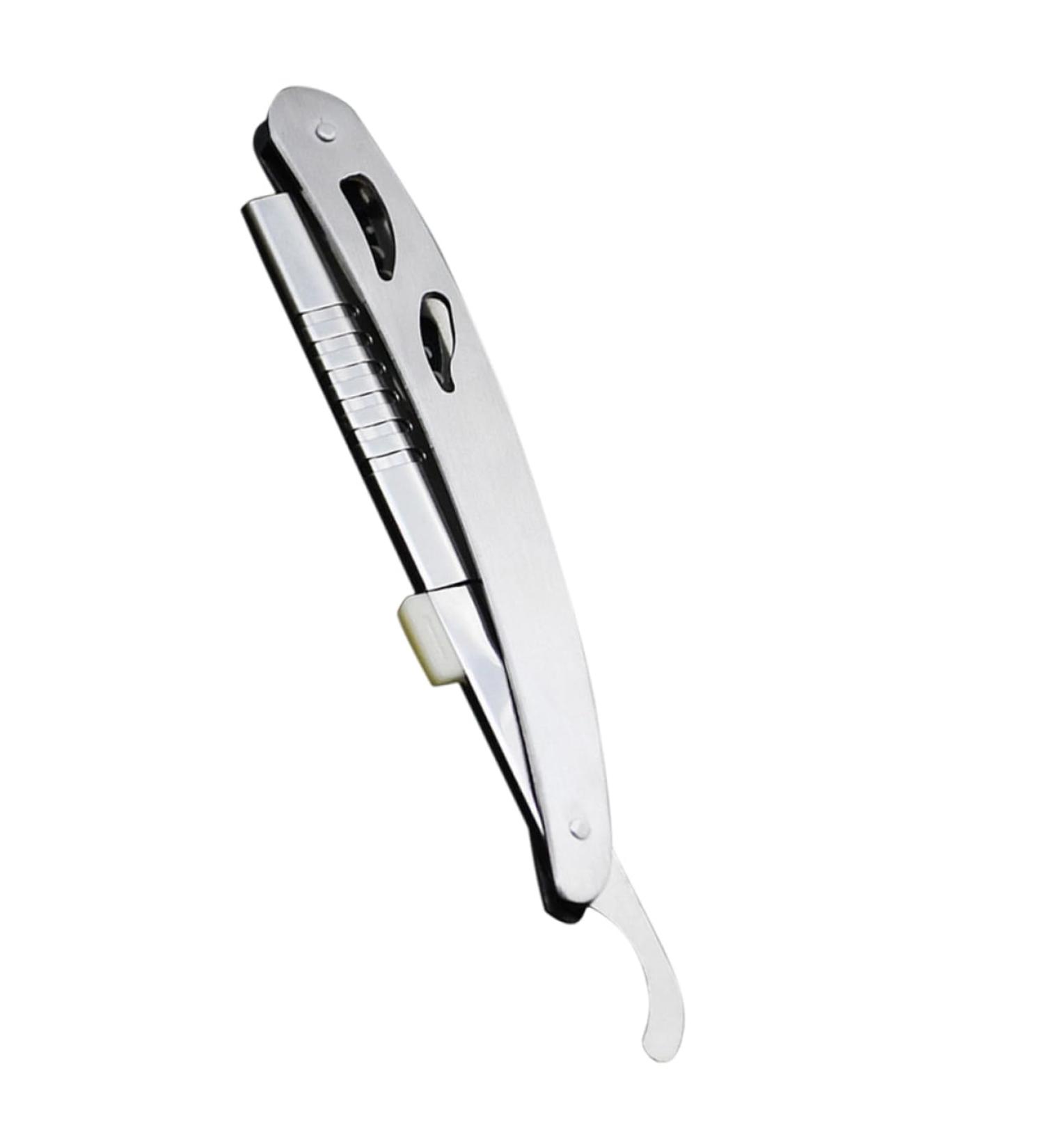 Frcolor Manual Bartraaser Holder - Rustproof Steel Foldable Razor & Eyebrow Trimmer for Men | International Shipping Available - Buy Online on GoSupps.com