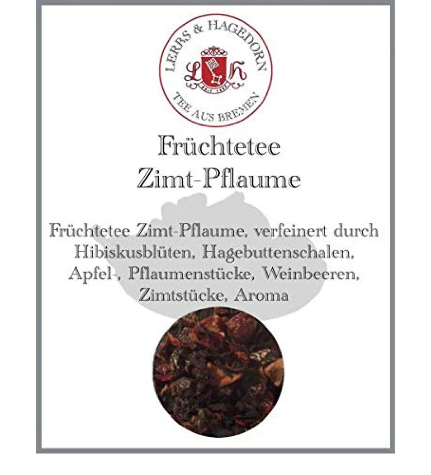  Lerbs & Hagedorn Plum and Cinnamon Fruit Tea 250g - Buy Online on GoSupps.com