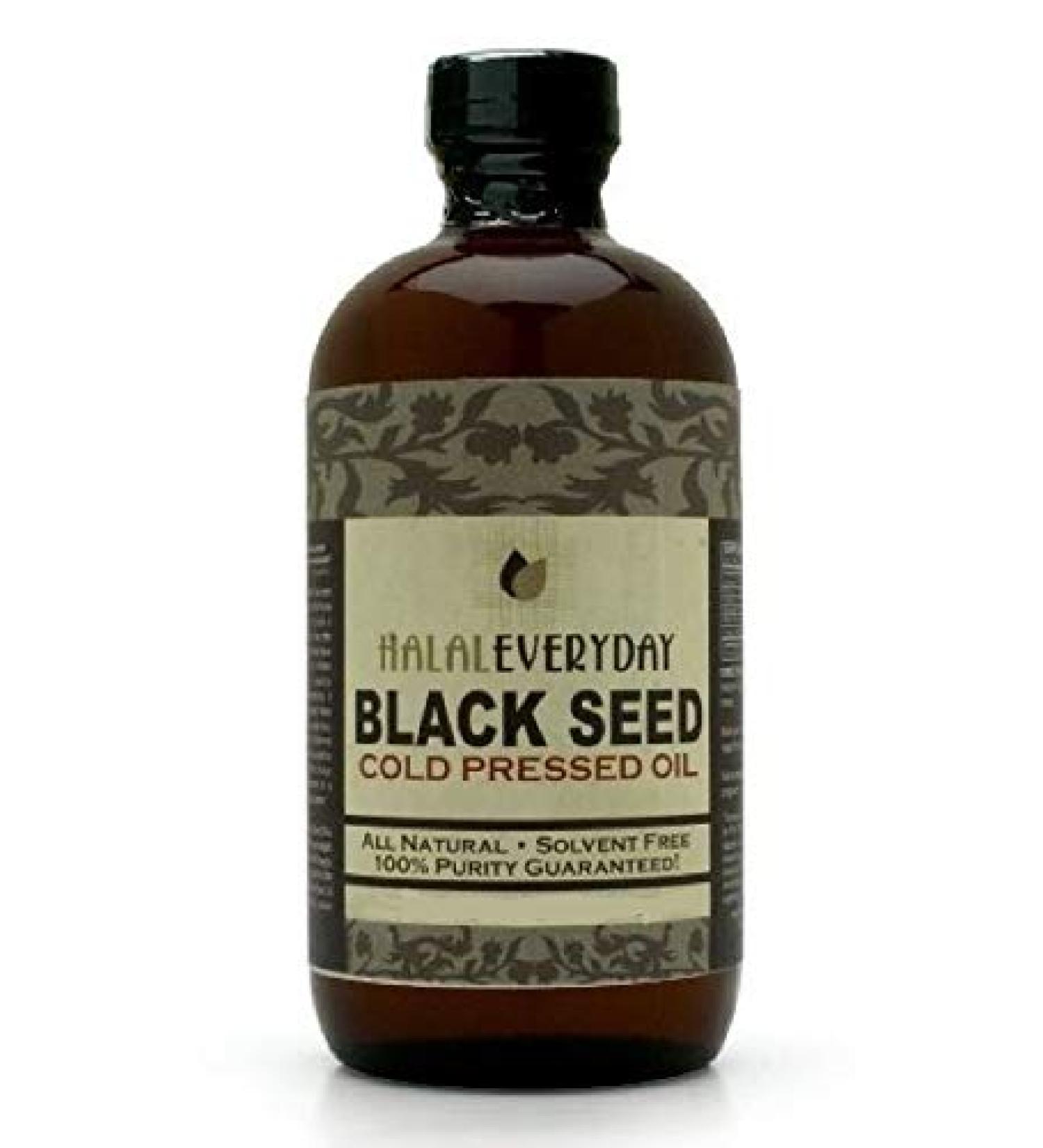 Pure Black Seed Oil 16 OZ - Ships in Glass Bottle - Cold Pressed in USA - Pure Nigella Sativa - Black Cumin Oil - Unfiltered Undiluted Very Dark and Potent Vegan Halal Non- GMO - Buy Online on GoSupps.com